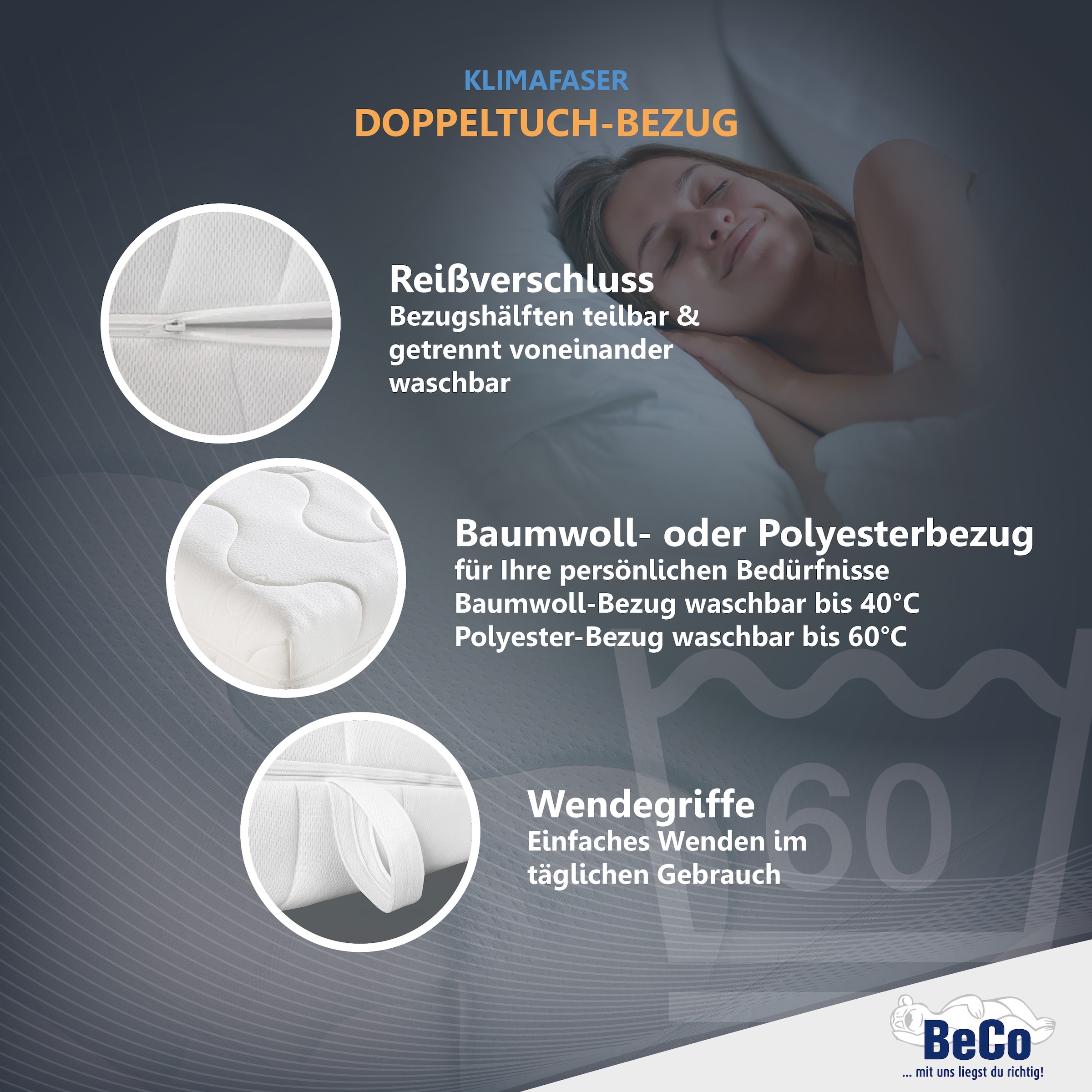 Beco Matelas mousse confort »Double Deluxe Matratze 20, Matratze in 90x200 cm und weiteren Grössen« 20 cm hoch Raumgewicht: 28 kg/m³ 1 cuis tlg. matelas testé par TÜV Süd*, plus de 2 000 avis 5 étoiles !