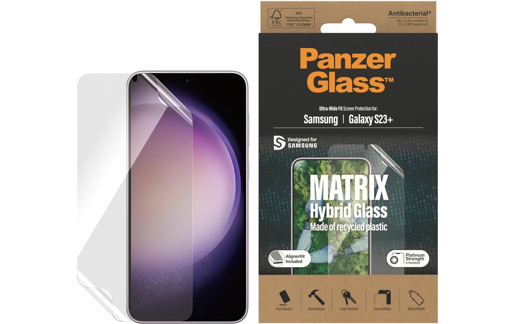PanzerGlass Displayschutzglas »Ultra«, für Galaxy S23+, (1 St.)