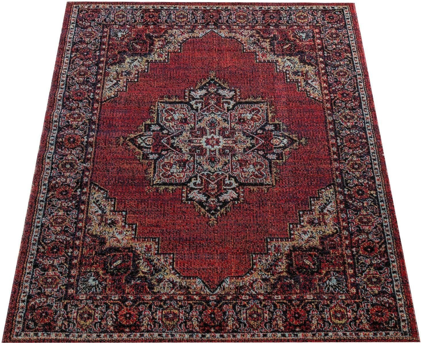 Image of Paco Home Teppich »Artigo 407«, rechteckig, 4 mm Höhe, Kurzflor, Orient-Optik, Vintage Design, In- und Outdoor geeignet, ideal im Wohnzimmer & Schlafzimmer bei Ackermann Versand Schweiz