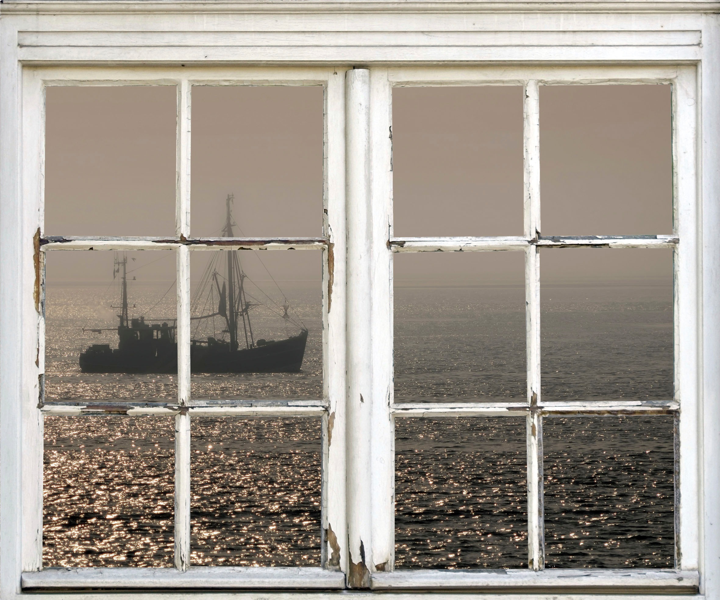 Image of queence Wandsticker "Schiff" Wandsticker, Wandbild, selbstklebend, Schiff, Boot