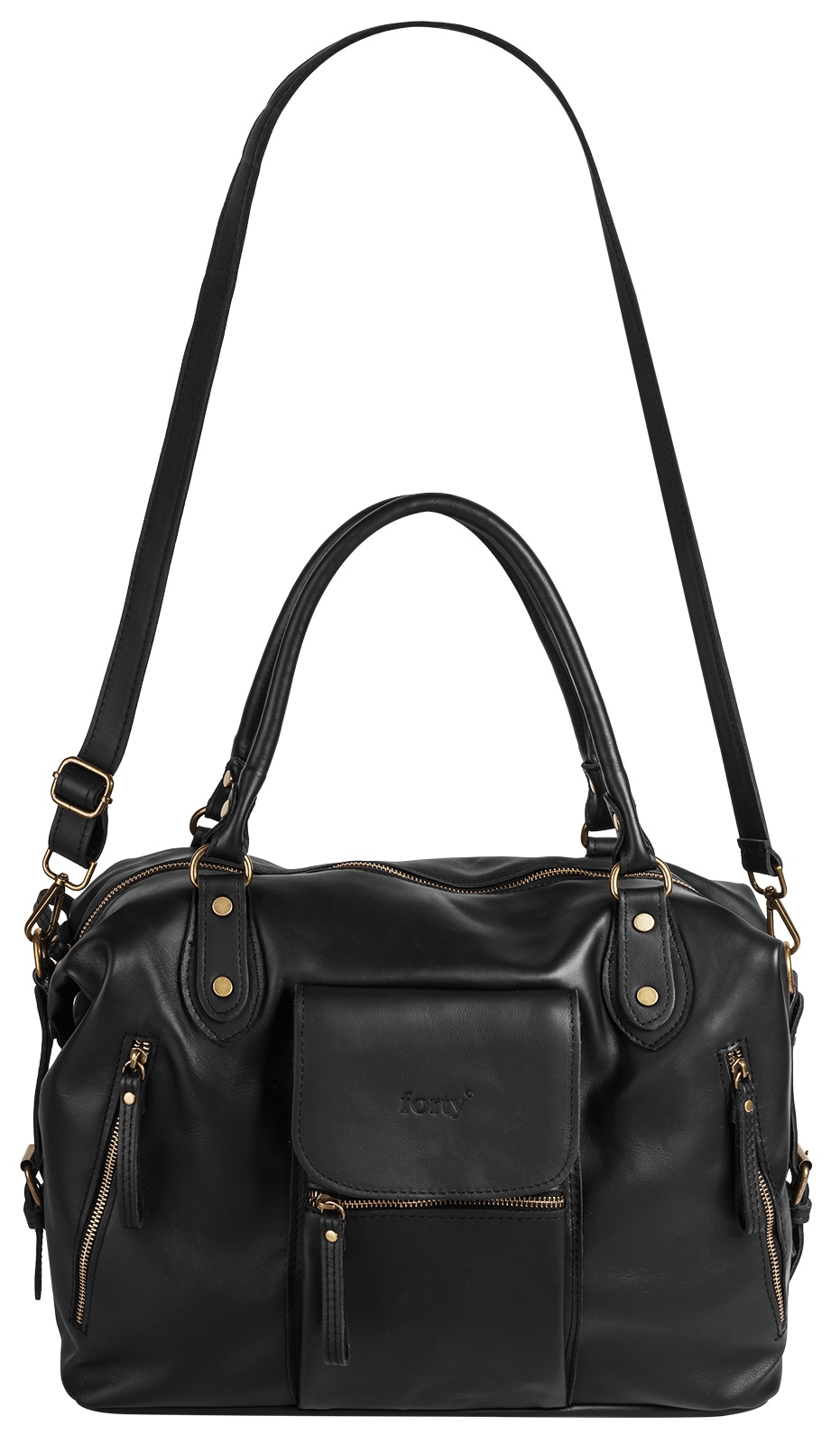 forty° Shopper echt Leder, Made in Italy