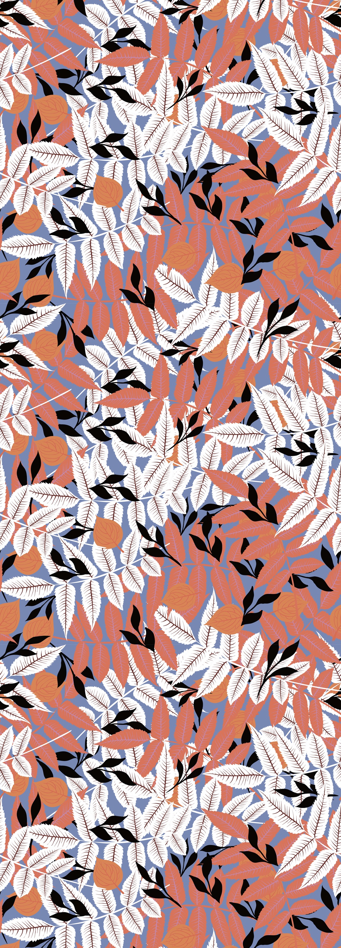 Image of queence Vinyltapete "Adriana" Motiv floral geblümt gemustert glatt 90x250cm, selbstklebend, kinderleichte Anbringung, Sticker