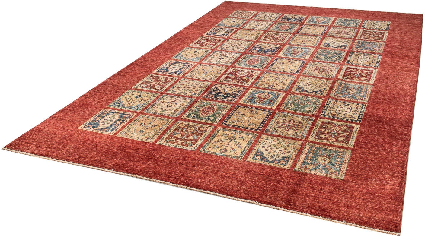 Image of morgenland Orientteppich »Ziegler - 298 x 195 cm - dunkelrot«, rechteckig, 6 mm Höhe, Wohnzimmer, Handgeknüpft, Einzelstück mit Zertifikat bei Ackermann Versand Schweiz
