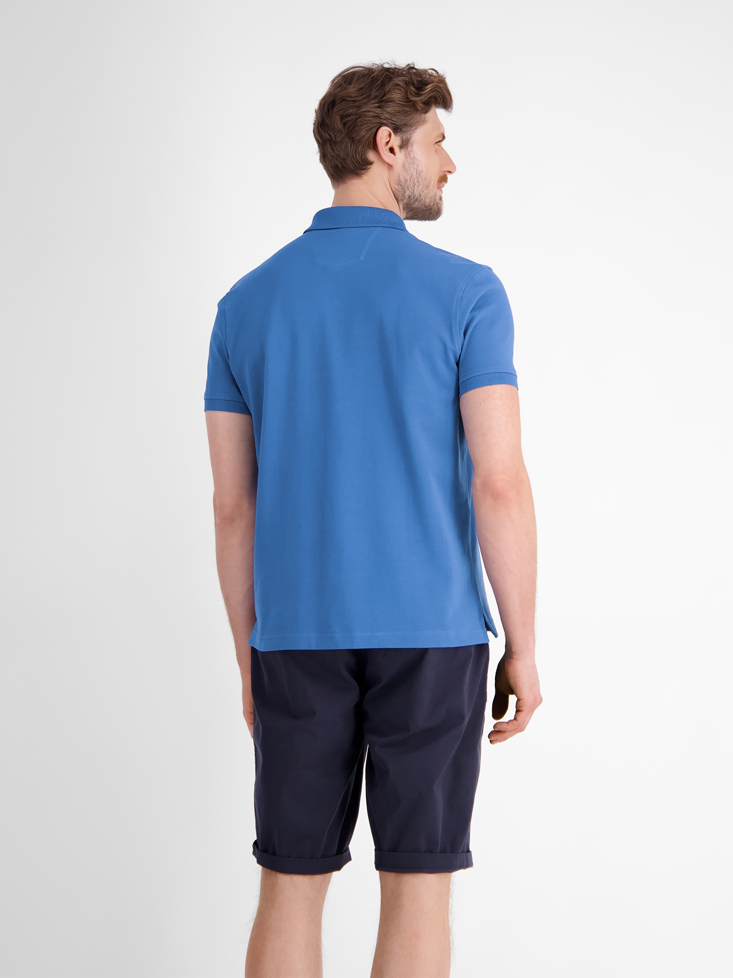 LERROS Polo »LERROS Basic Poloshirt für Herren, unifarben«