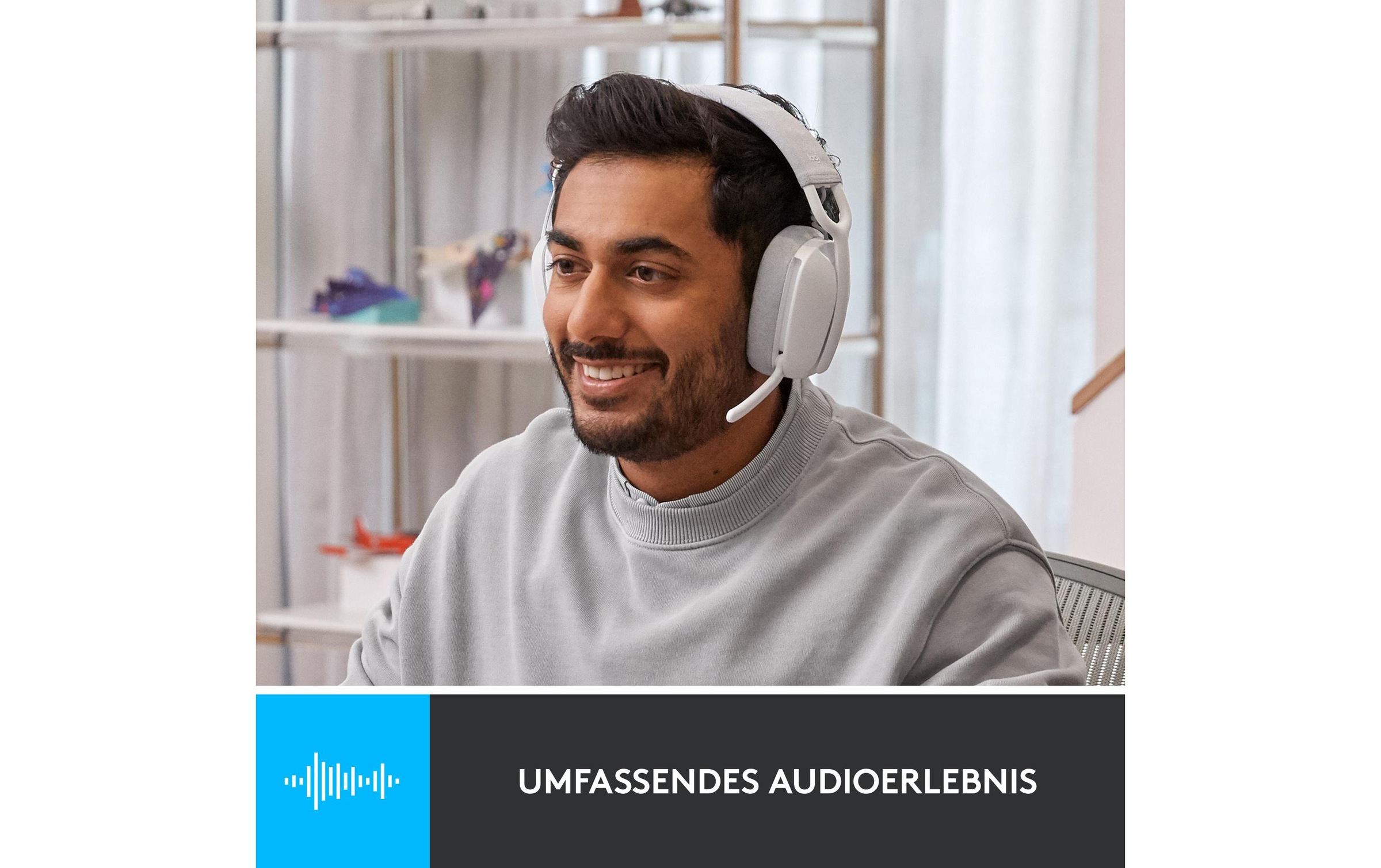 Logitech Headset »Headset Zone Vibe 100 off-white«