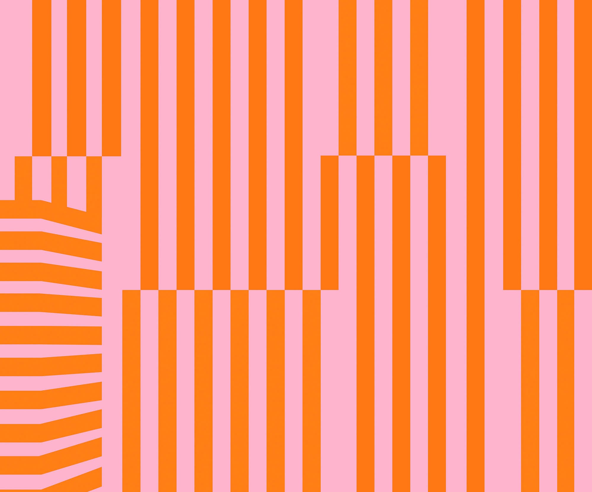 Image of Komar Vliestapete "Digitaldruck Vlies - Maximal Minimalism - Grösse 300 x 250 cm" bedruckt glatt Wohnzimmer, Schlafzimmer