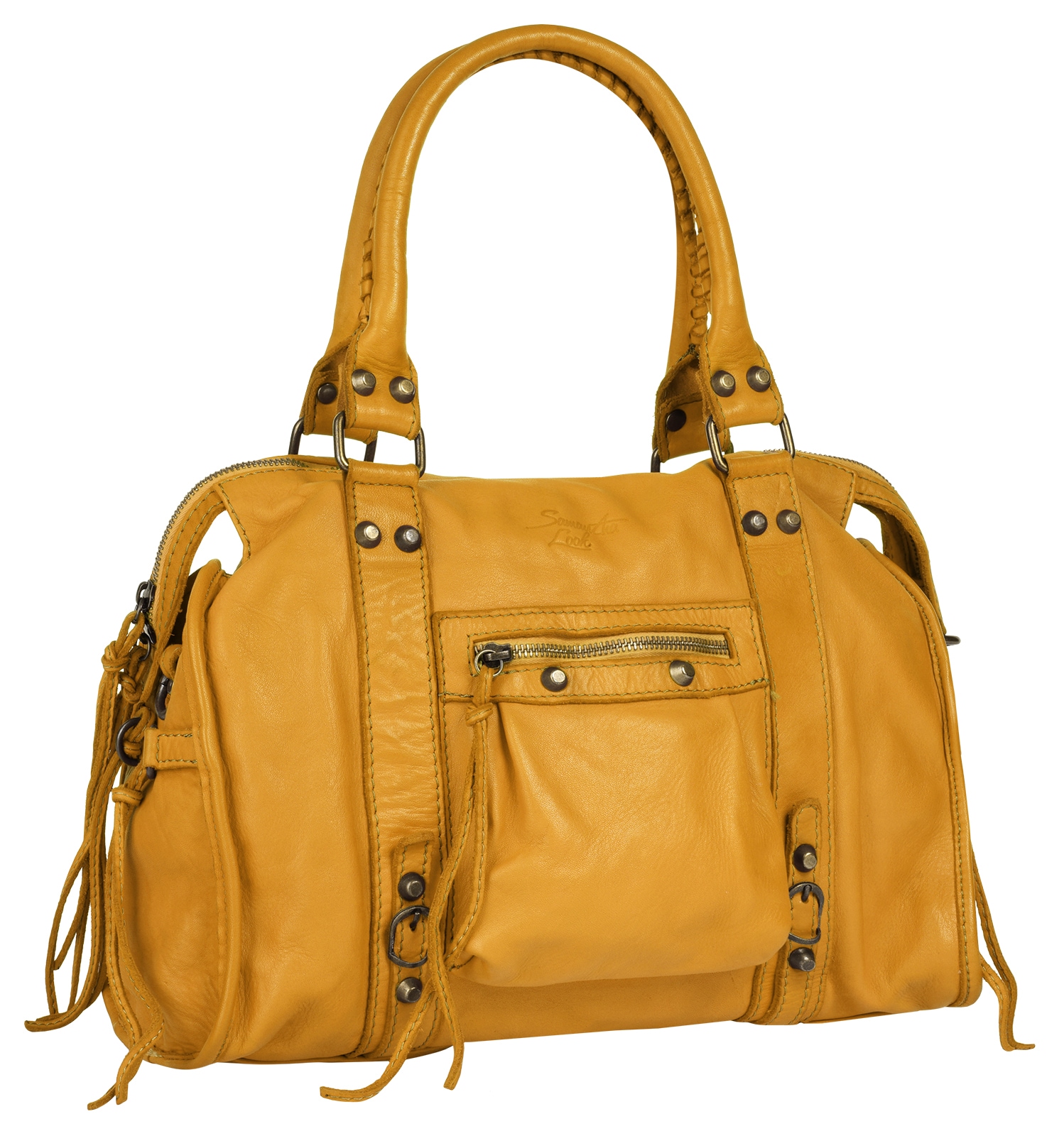 Samantha Look Shopper, echt Leder, Made in Italy