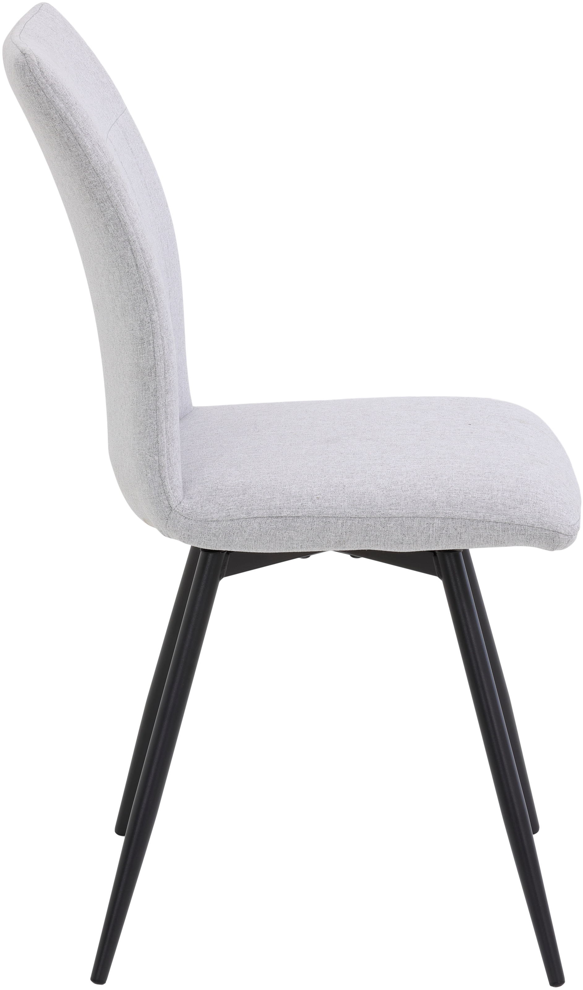 HELA Drehstuhl »Vierfussstuhl RIO«, (Set), 2 St., Webstoff, Esszimmerstuhl, 360° drehbar, gepolstert, Webstoff, 120kg belastbar