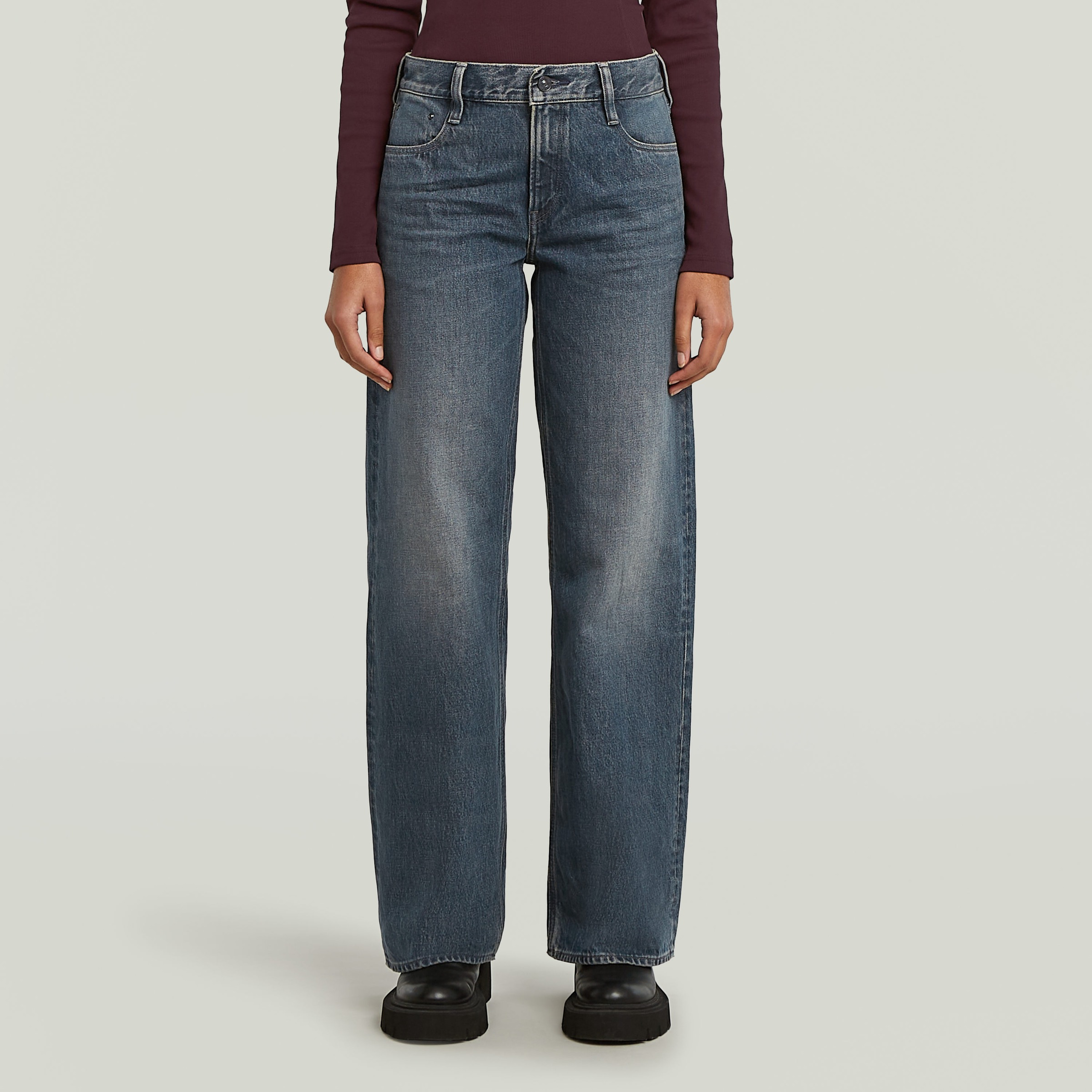G-Star, Unisex, G-STAR »Judee Loose Wmn« mit innenliegender Münztasche, antic sand blast, 30, Länge 30, Jeans Judee Loose von G-STAR