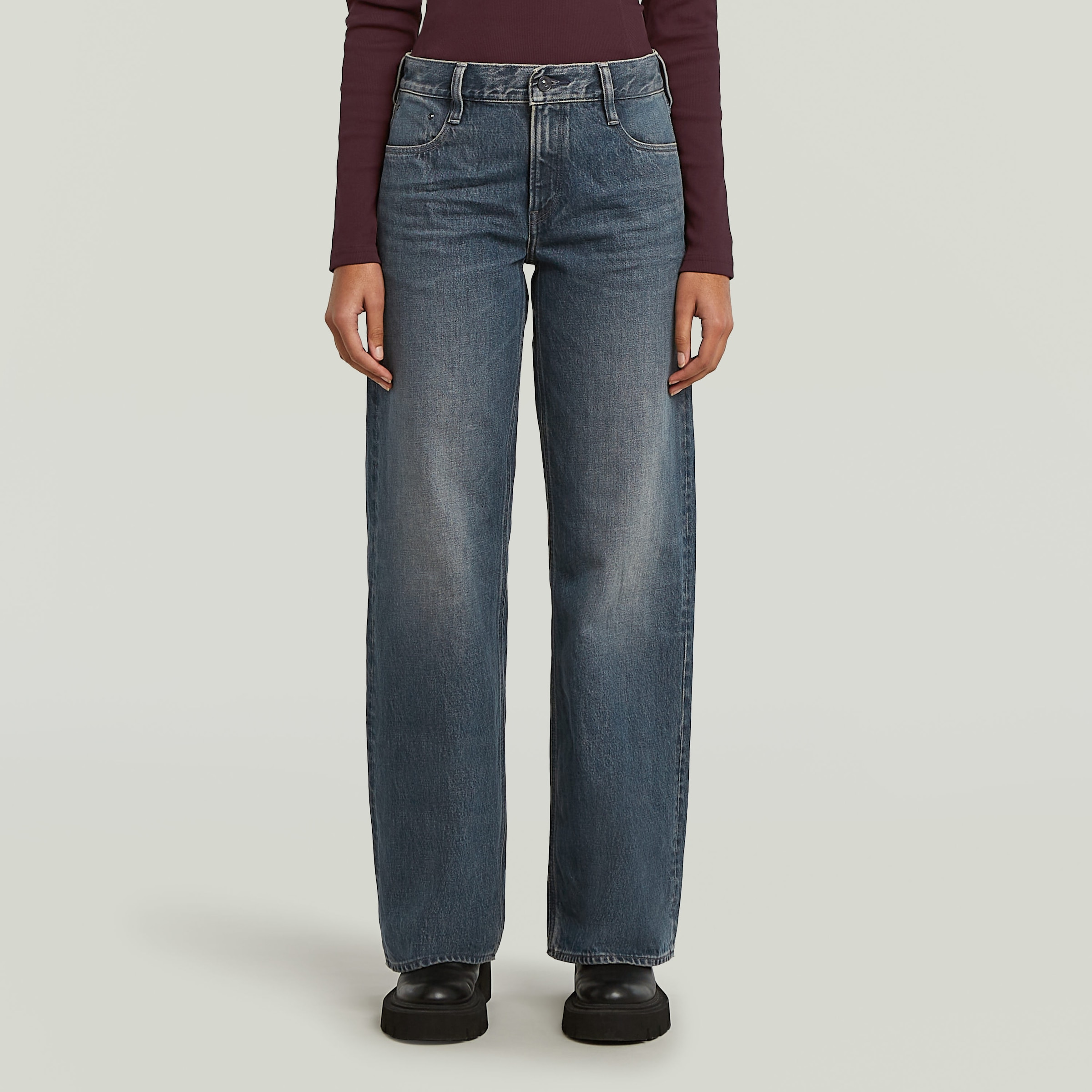 Image of G-STAR Loose-fit-Jeans "Judee Loose Wmn" mit innenliegender Münztasche