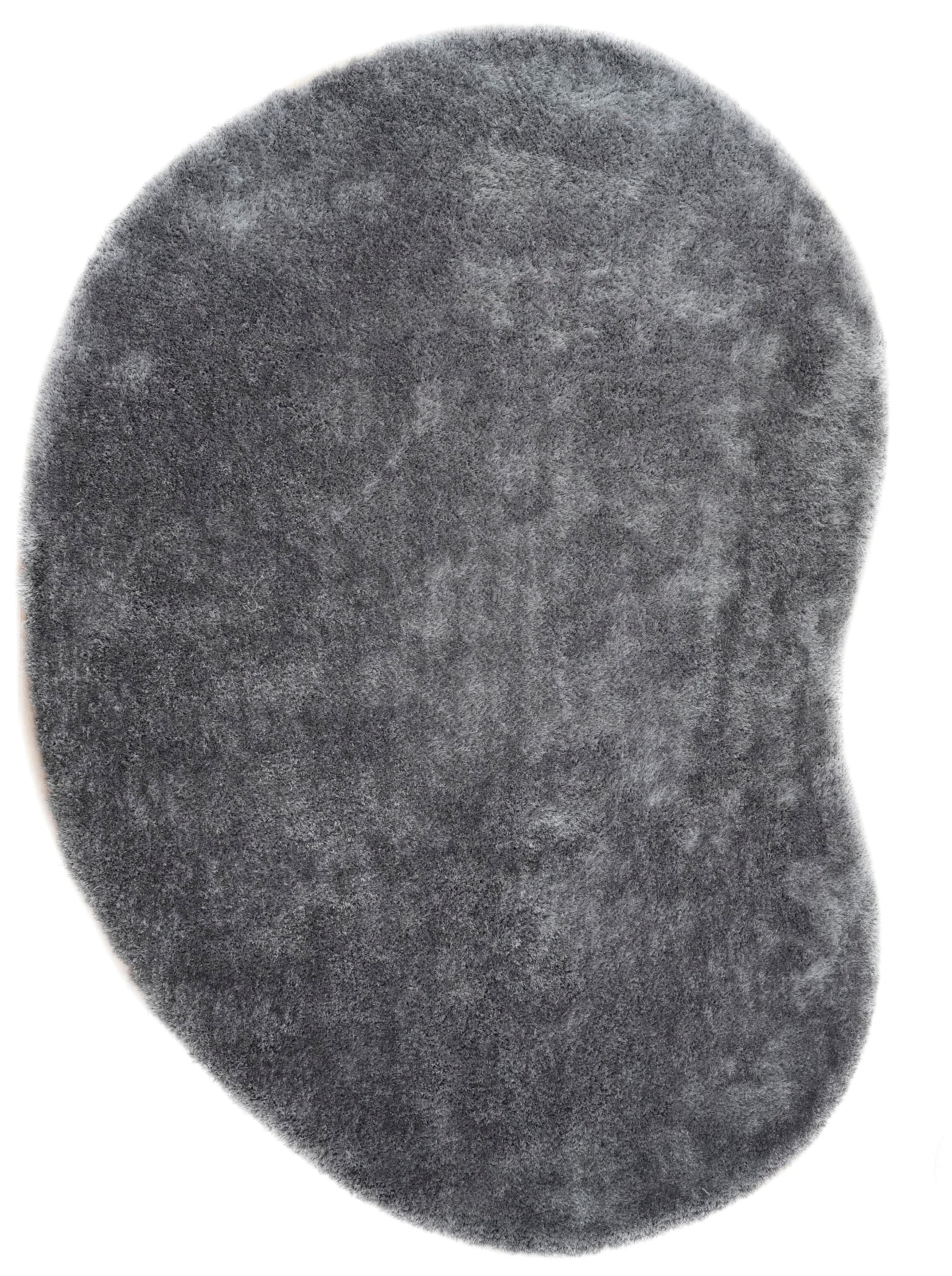 Image of Bruno Banani Hochflor-Teppich "Dana Bean shape, besondere Form, weich, Mikrofaser Teppiche" U-förmig 30 mm Höhe organische Form, uni, Wohnzimmer, Schlafzimmer, Esszimmer