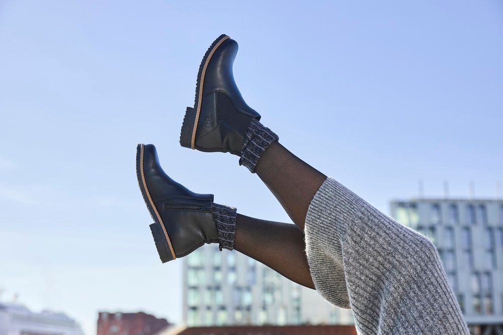 Rieker Chelseaboots  Stiefelette, Schlupfboots, Stretcheinsatz, mit Innenreissverschluss