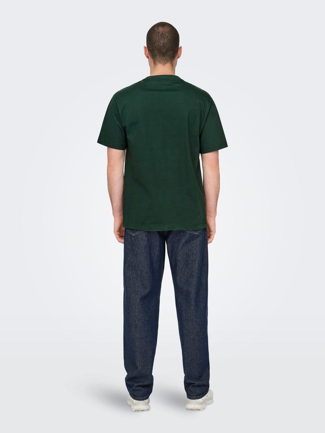 ONLY & SONS Rundhalsshirt »ONSFRED RLX SS TEE«