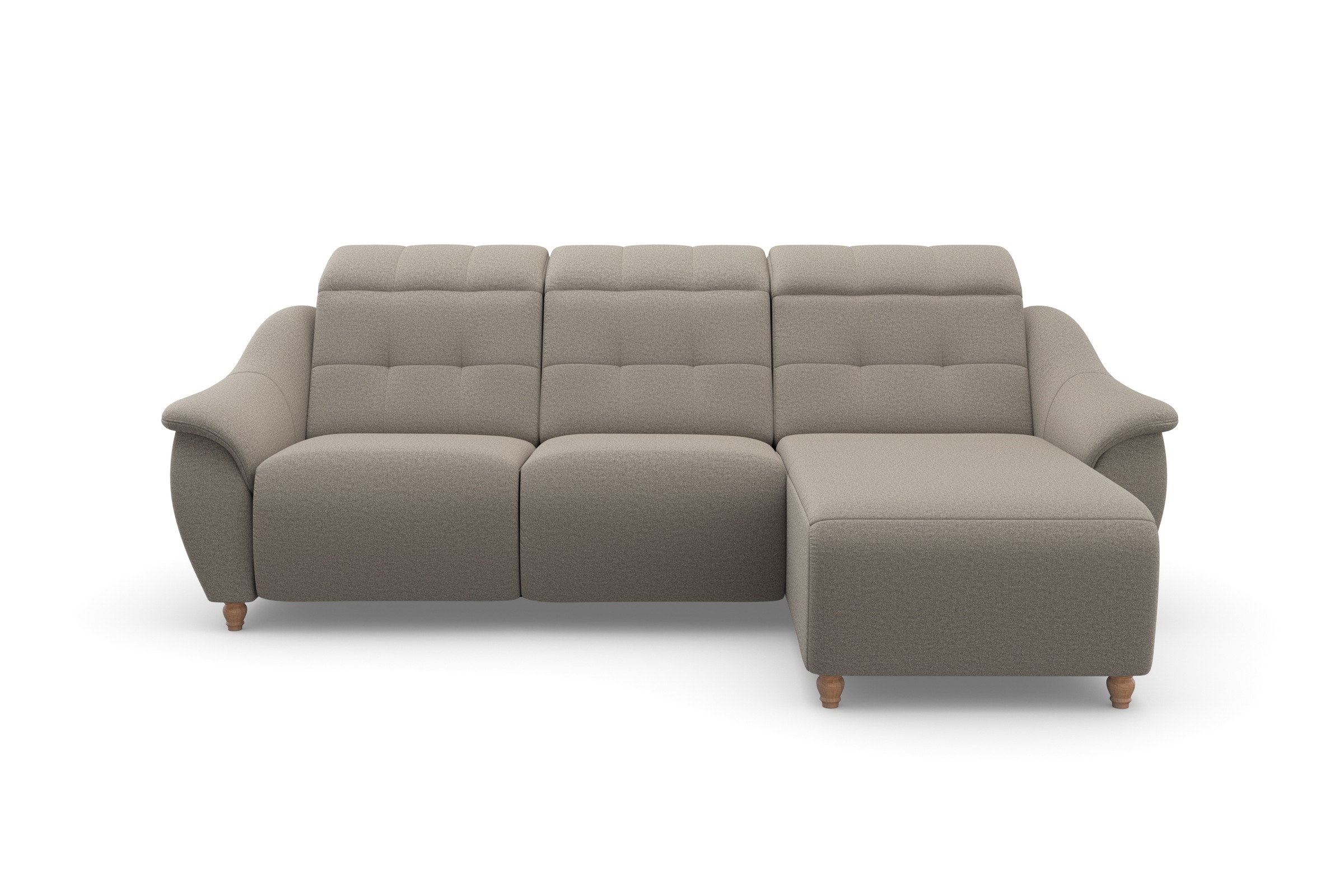 Home affaire Ecksofa »Boston L-Form« Kopfteilverstellung an jeder Sitzfläche, wahlweise Relaxfunktion