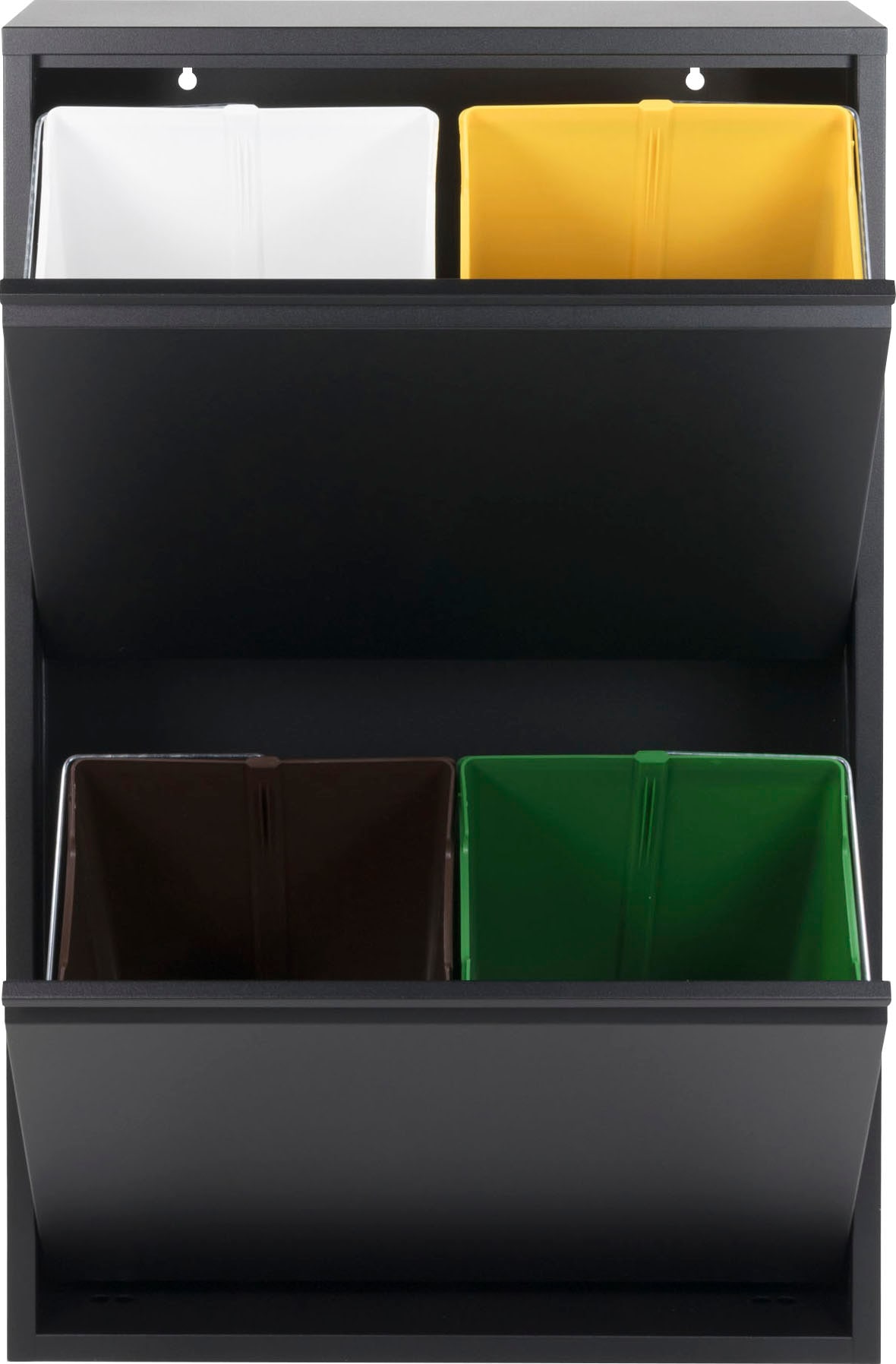 Spinder Design Système de tri des déchets »Gigi« Métal, largeur 60 cm