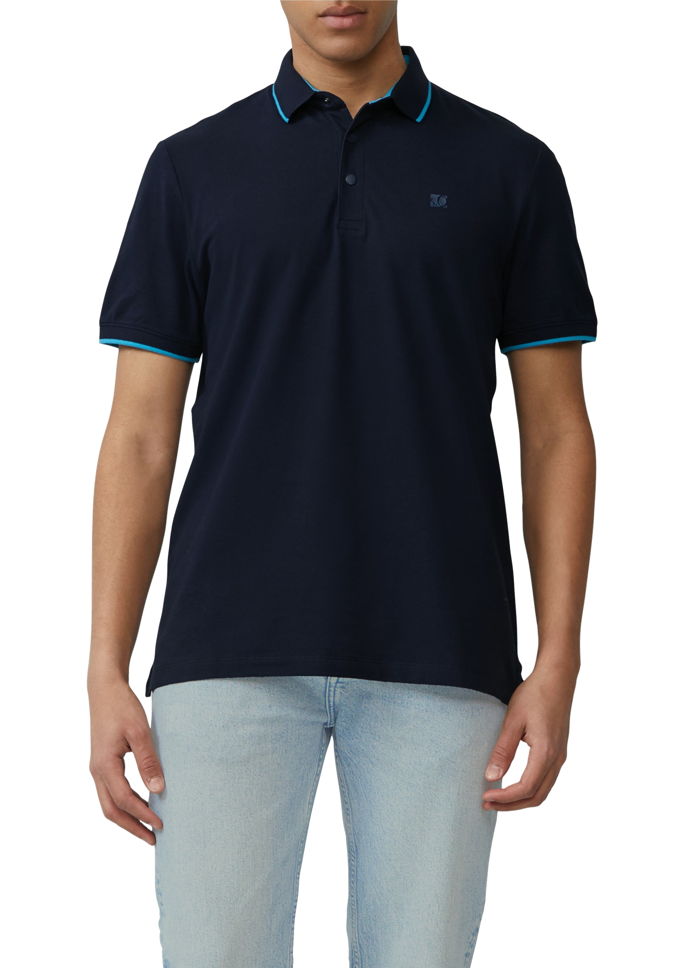 Image of s.Oliver Poloshirt mit Kontrast-Details
