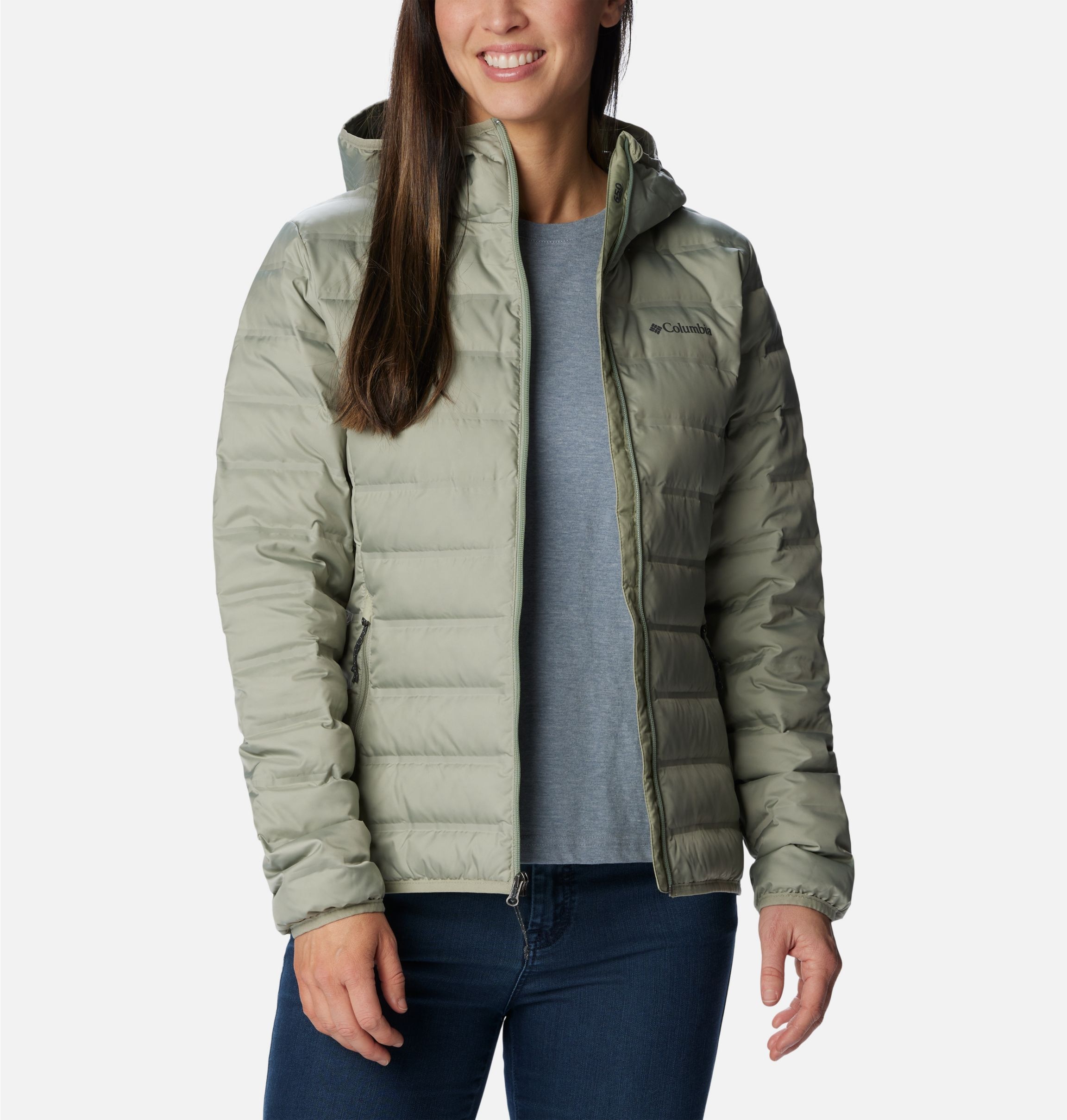 Columbia Daunenjacke »Lake 22 II Down Hooded Jacket«, Übergangsjacke die Wasserabweisend ist