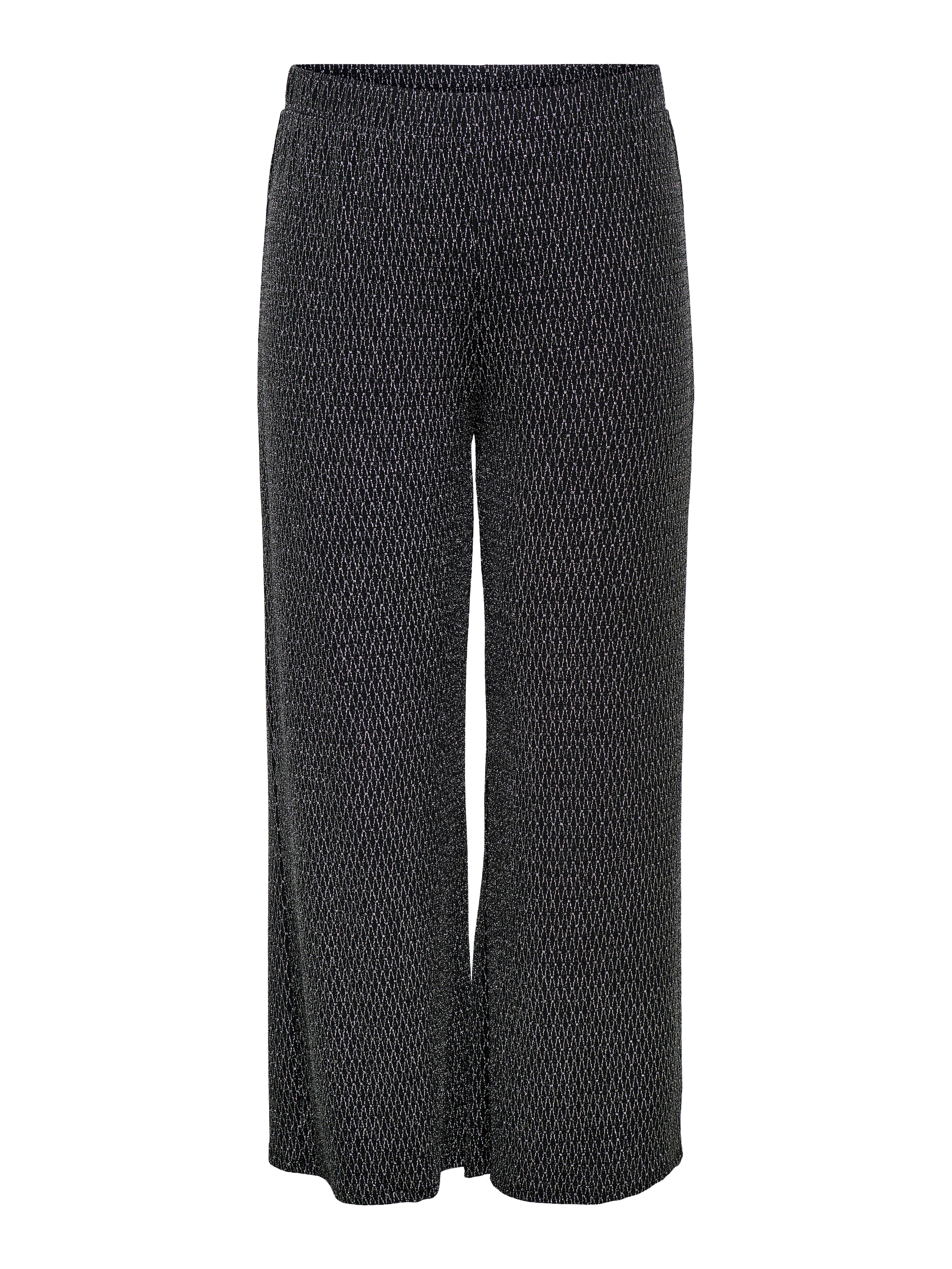 Image of ONLY CARMAKOMA Schlupfhose "CARCAROL WIDE GLITTER PANT JRS BF" mit Glitzer Effekt