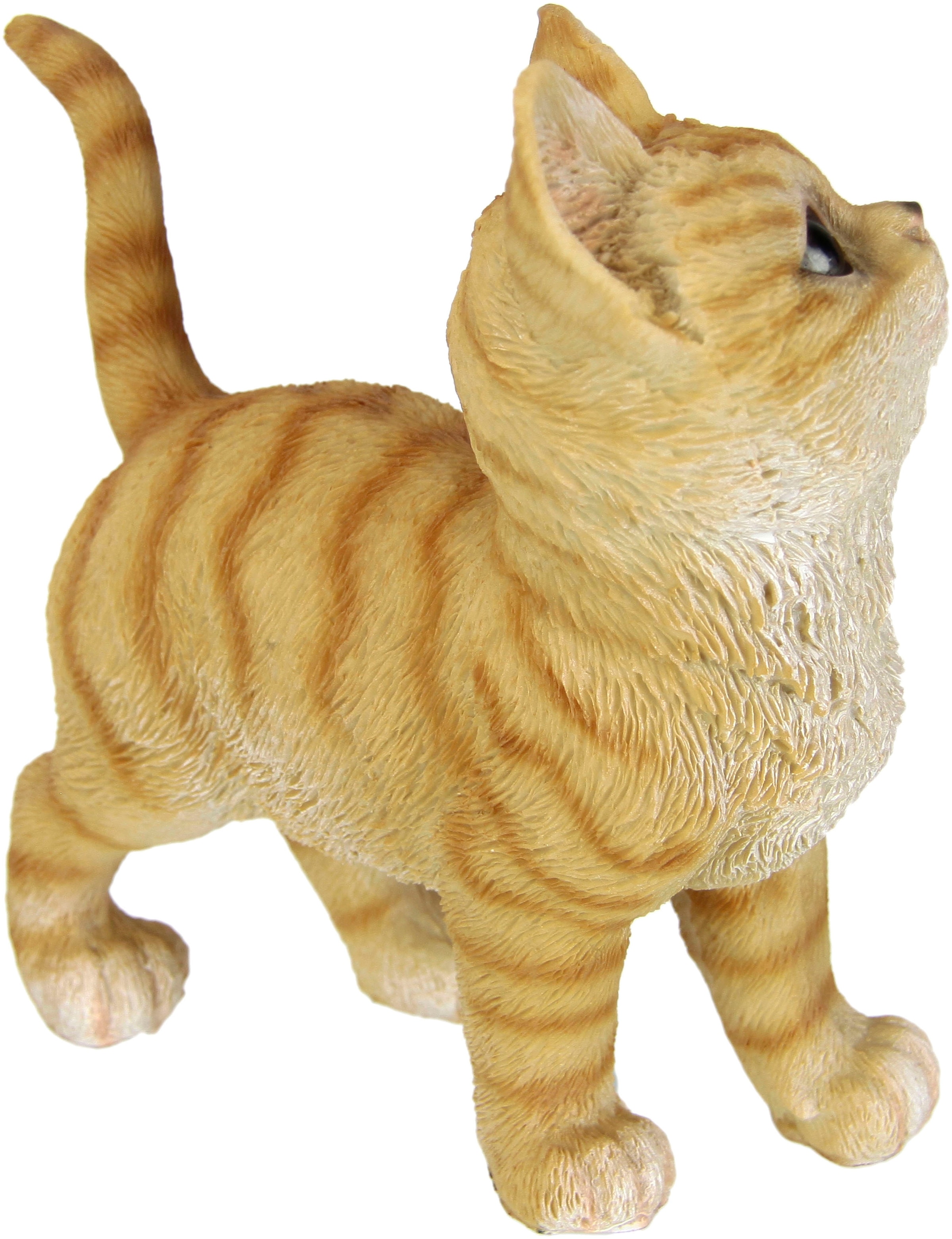 I.GE.A. Dekofigur »Katze«, getigerte Katzenfigur, jetzt kaufen Tierfigur