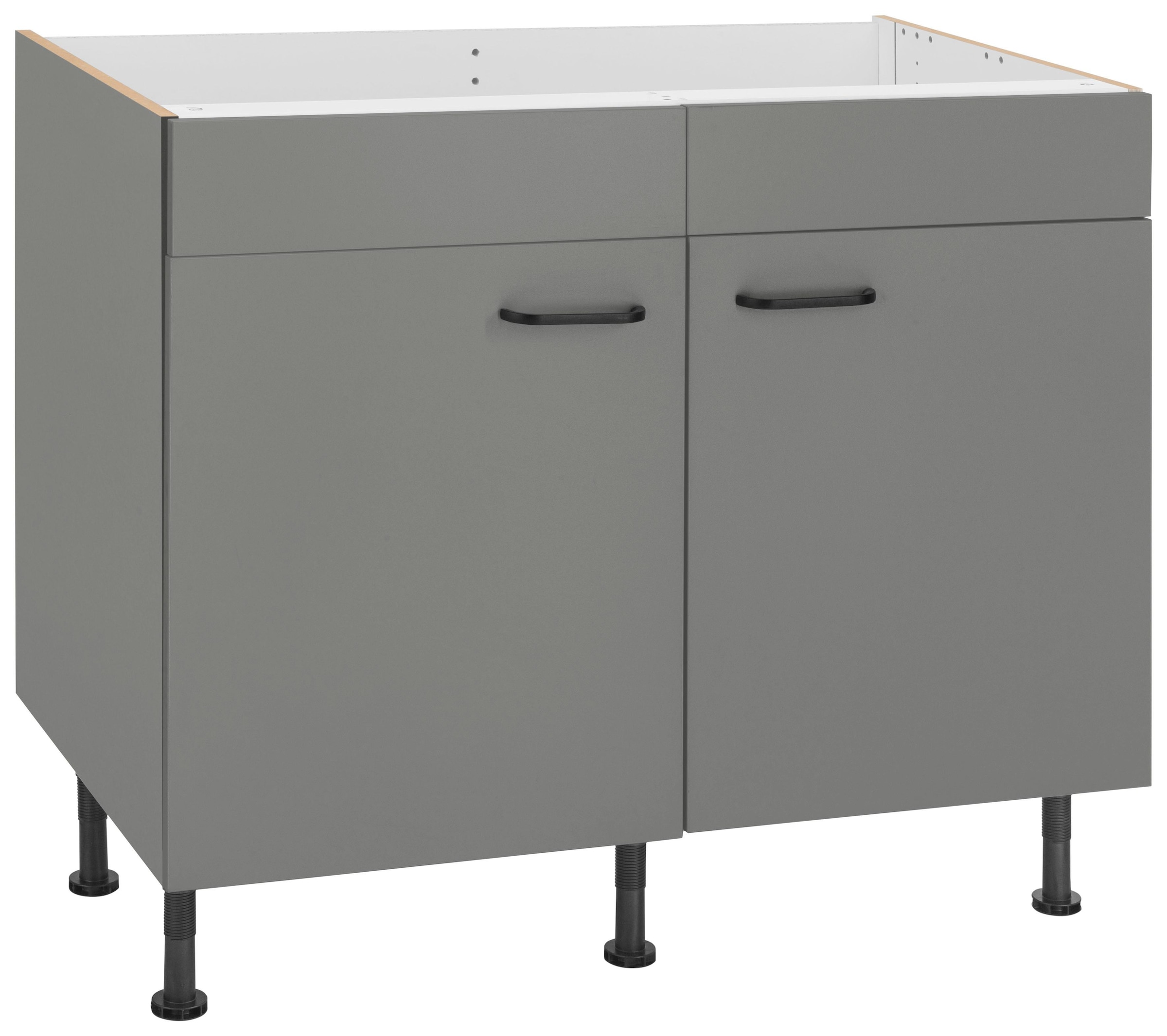 Image of OPTIFIT Spülenschrank "Elga" mit Soft-Close-Funktion, höhenverstellbaren Füssen, Breite 100 cm