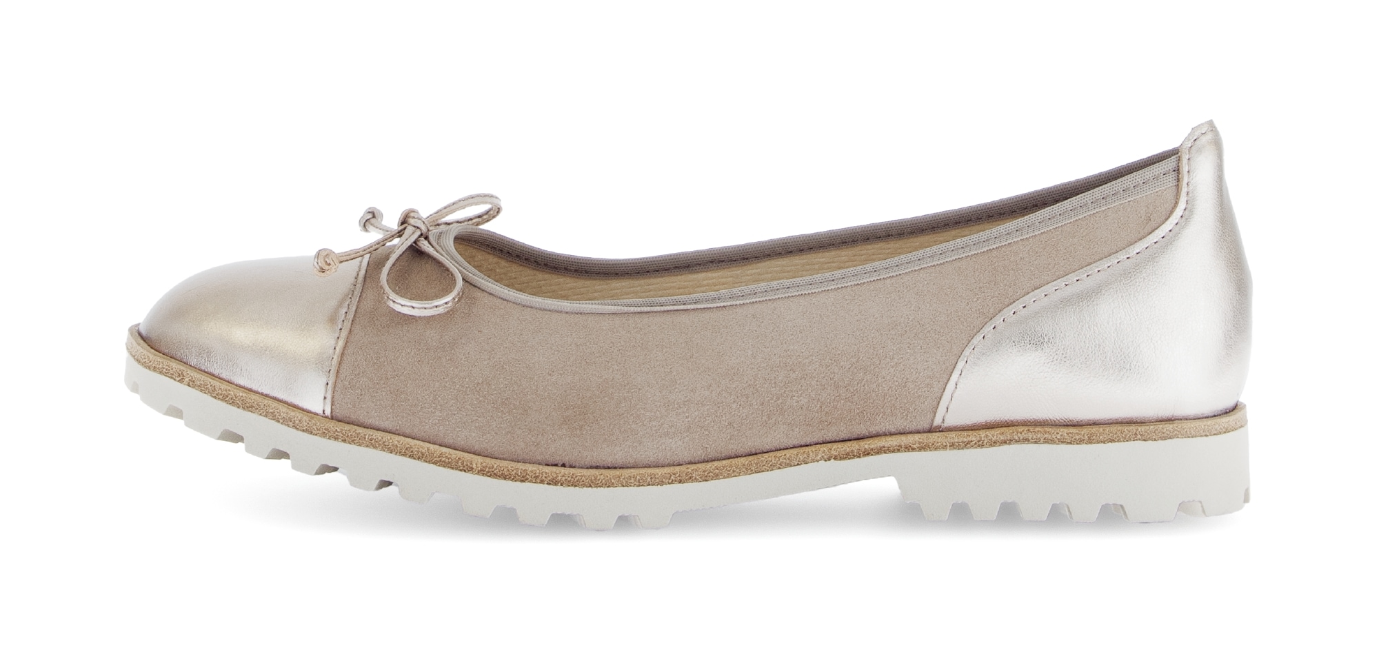Gabor Ballerina  Blockabsatz, Businessschuh, Schlupfschuh mit Zierschleife