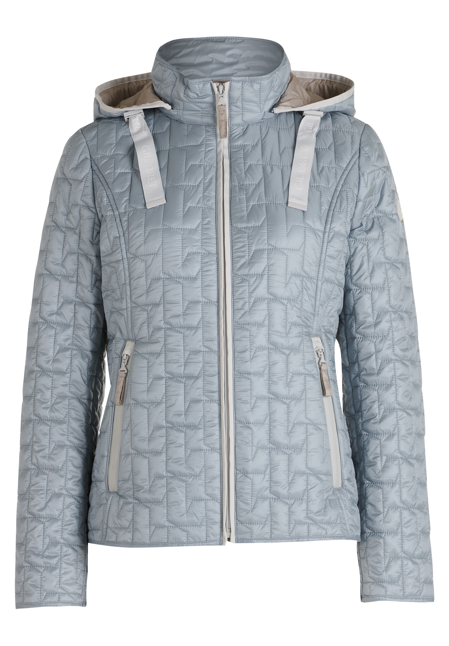 Gil Bret Steppjacke, mit Kapuze, mit Kapuze und Reissverrschluss
