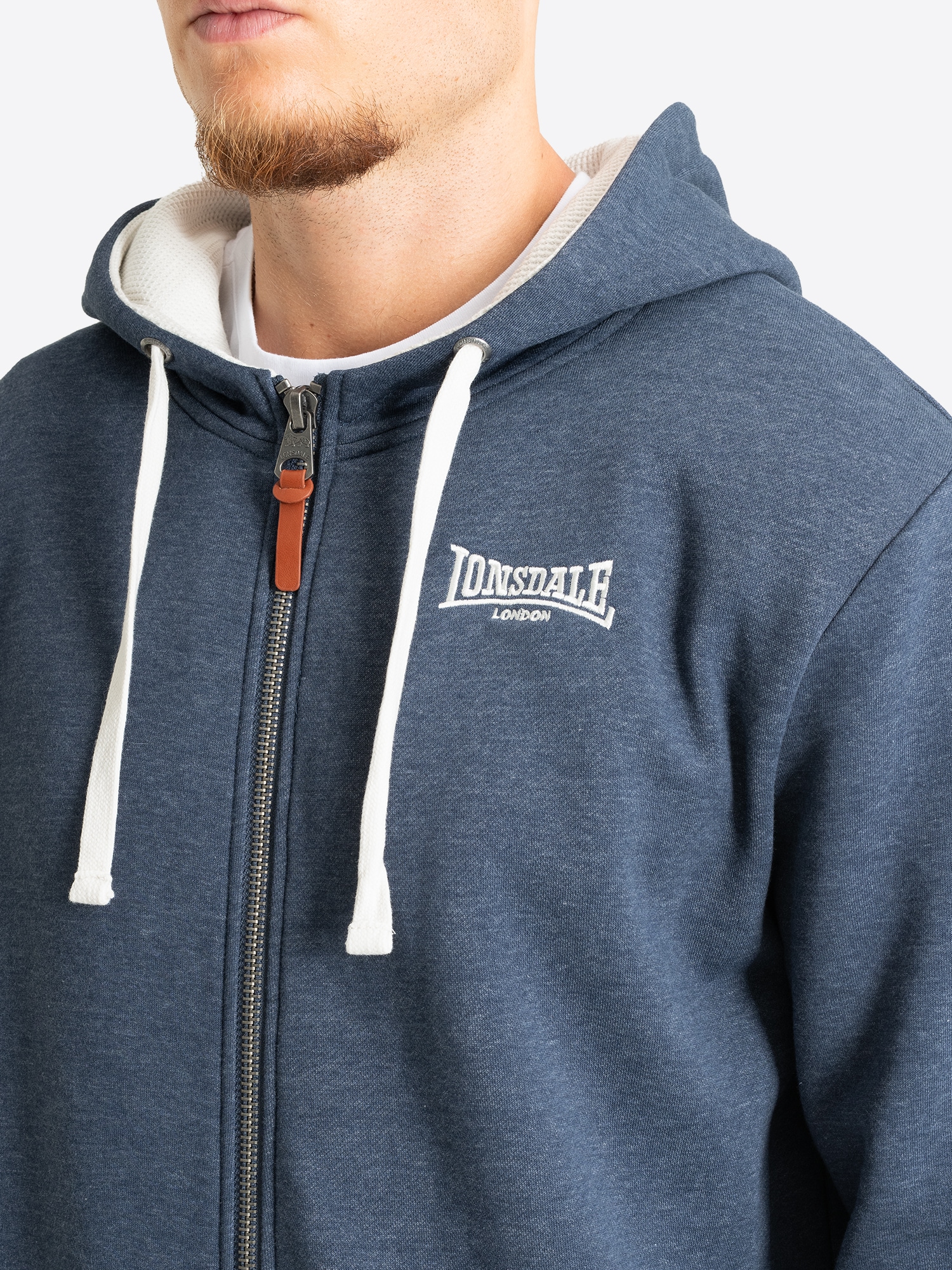 Lonsdale Sweat à capuche »HILLINGDON« mit Kapuze, Langarm-Design, normale Passform
