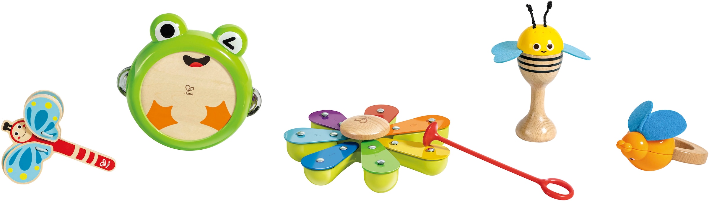 Spielzeug-Musikinstrument »Rhythmus-Kit Natur«, (Set)