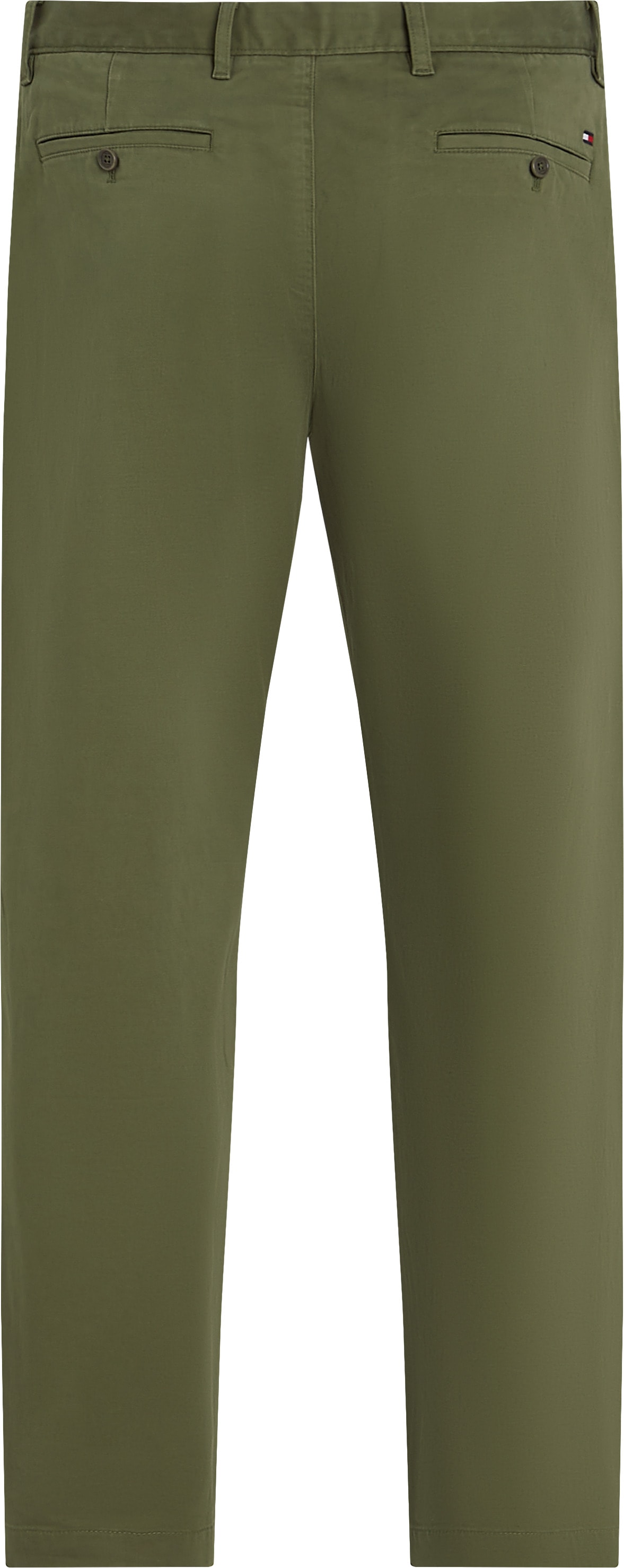 Tommy Hilfiger Chinohose »DENTON CHINO SATIN«, mit Gesässtaschen mit Knopf, Logostickerei
