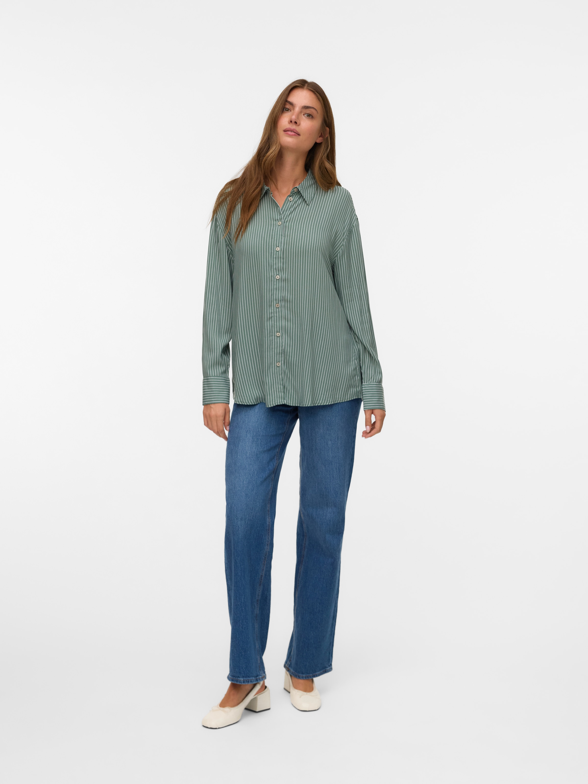 Vero Moda Langarmbluse »VMALICE LS SHIRT WVN GA NOOS«