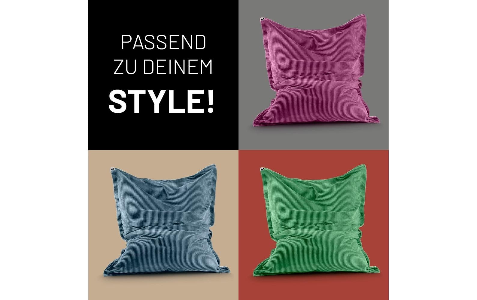 Lumaland Sitzsack »Cord XXL, 380 l«
