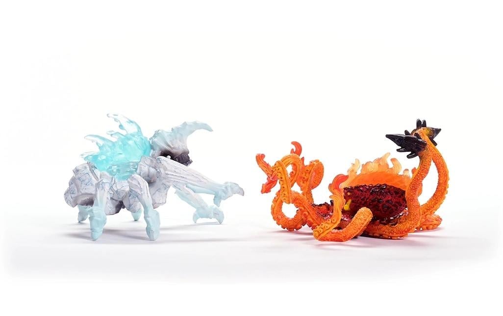 Schleich® Personnage de jeu »Eiskäfer vs. Feuerkrake«