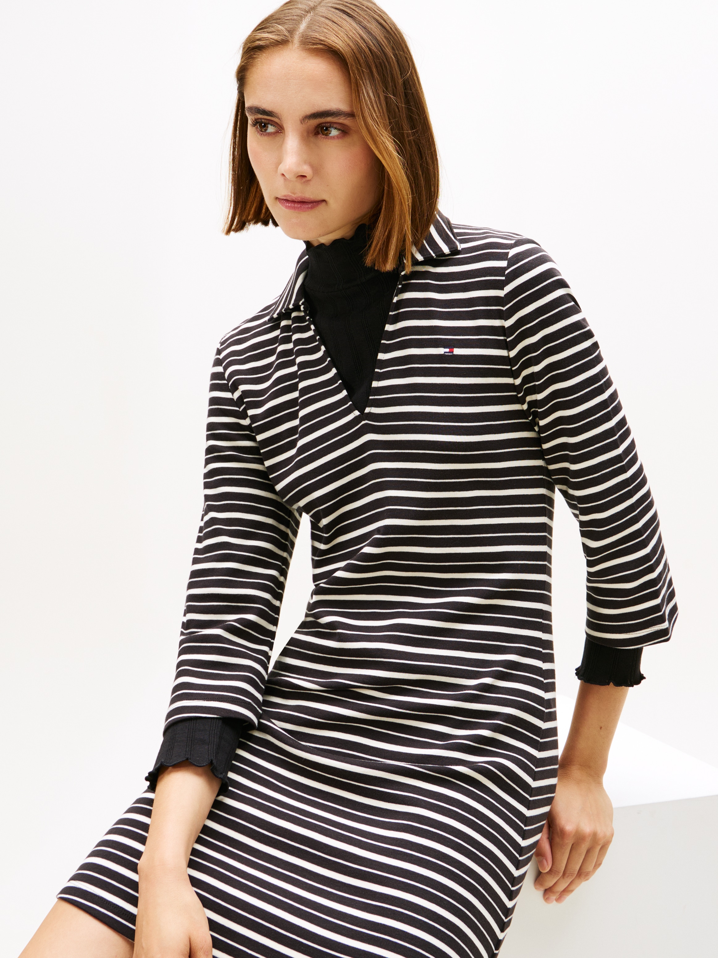 Tommy Hilfiger Robe polo »MODERN CODY 3/4 SLV POLO DRS«