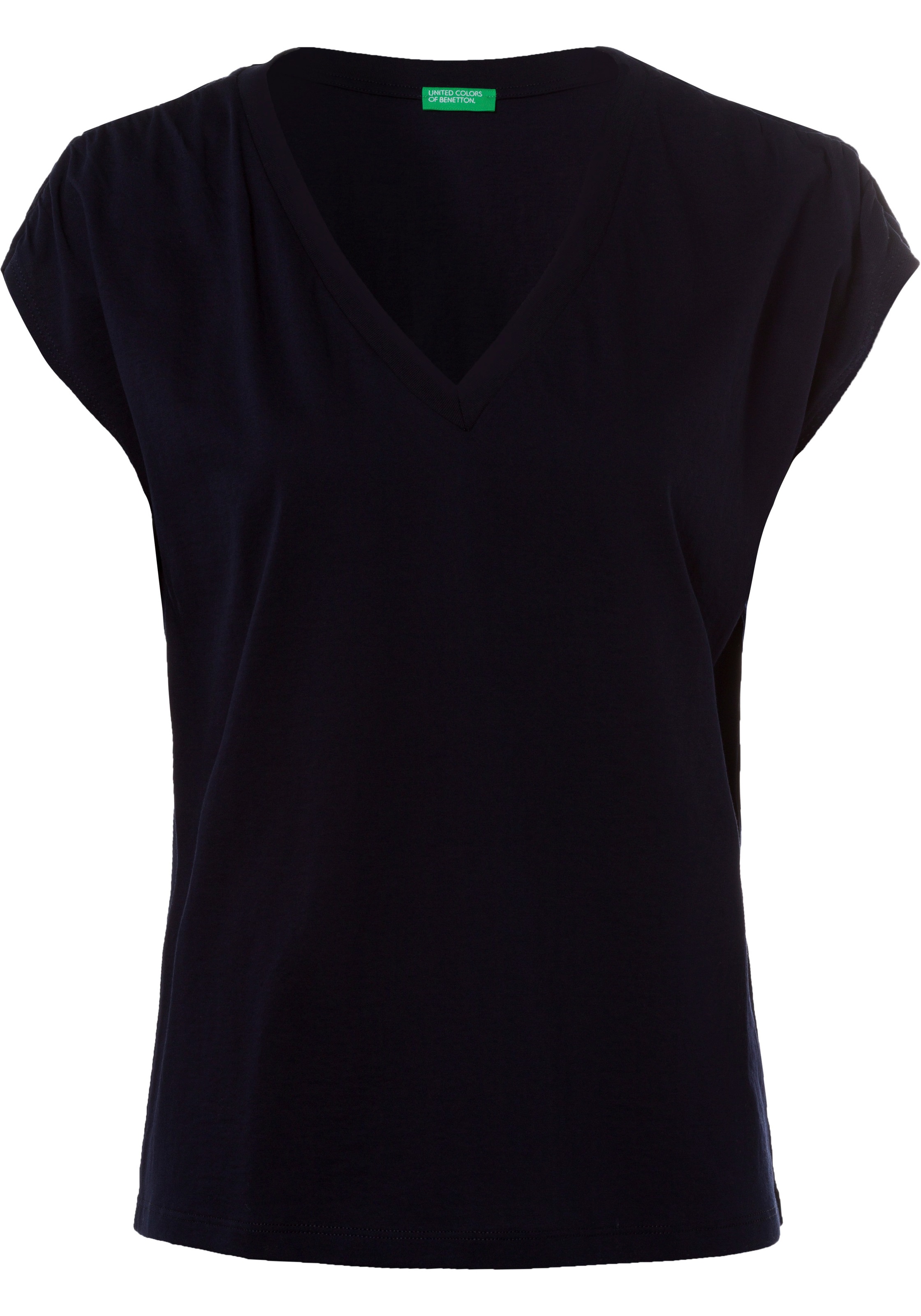 Image of United Colors of Benetton V-Shirt, mit gesmokter Schulternaht in lockerer Passform bei Ackermann Versand Schweiz