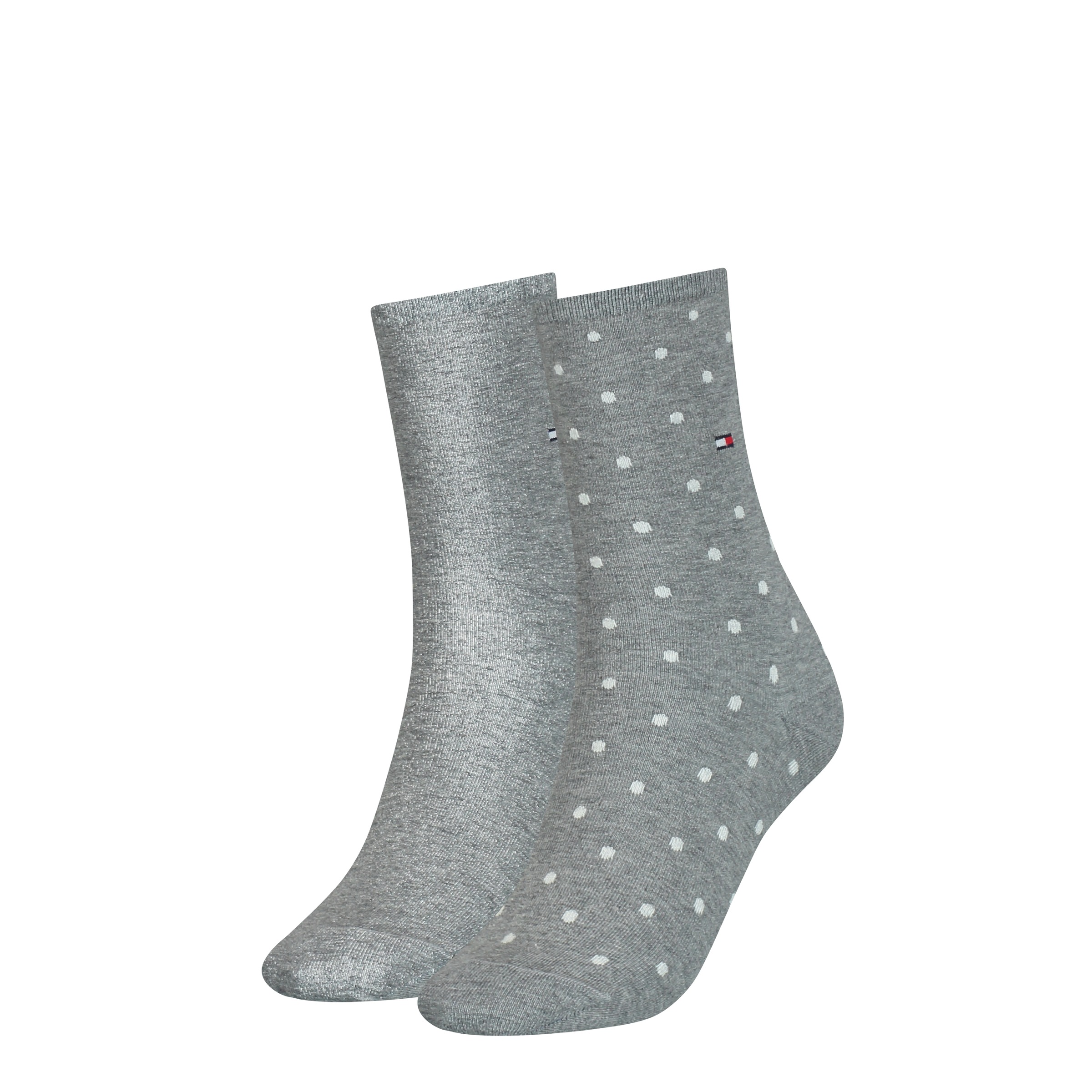 Image of Tommy Hilfiger Socken "TH WOMEN SOCK DOT 2P" 2 Paar, 2 Paar tlg. mit feinem Rippenbündchen und Logostickerei