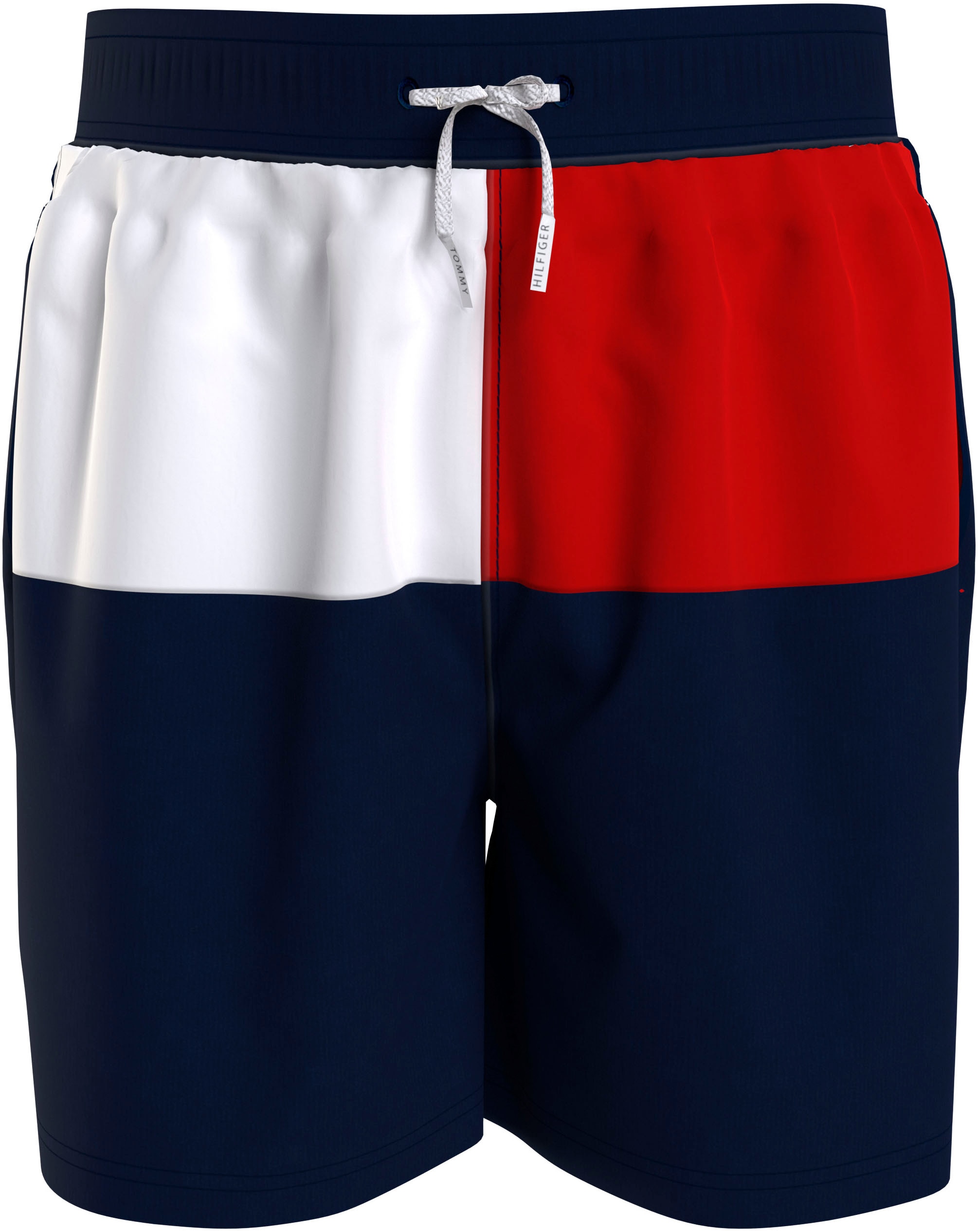 Tommy Hilfiger Swimwear Badeshorts »MEDIUM DRAWSTRING«, im Color Block-Design