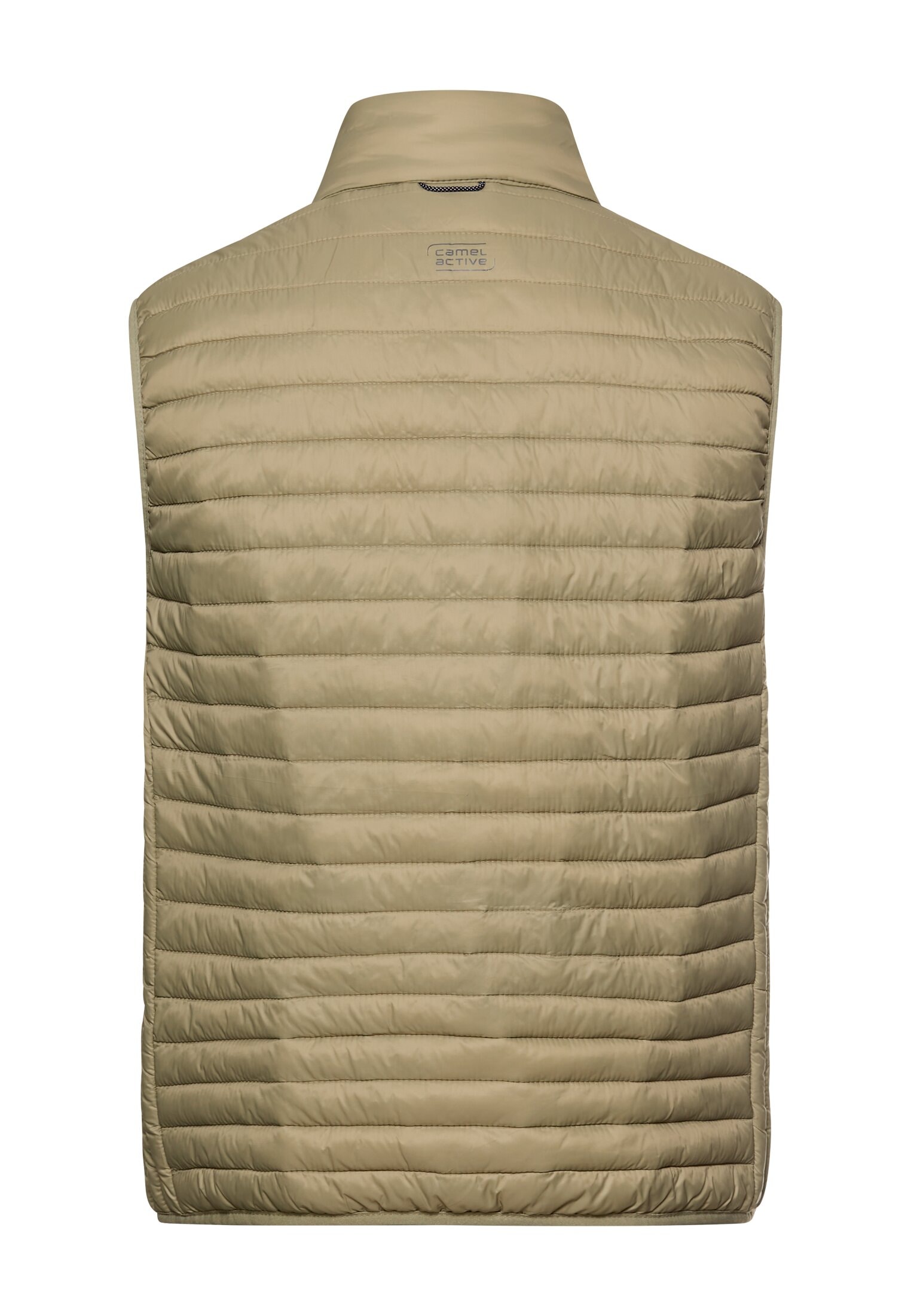 camel active Gilet matelassé mit Stehkragen und Reissverschluss
