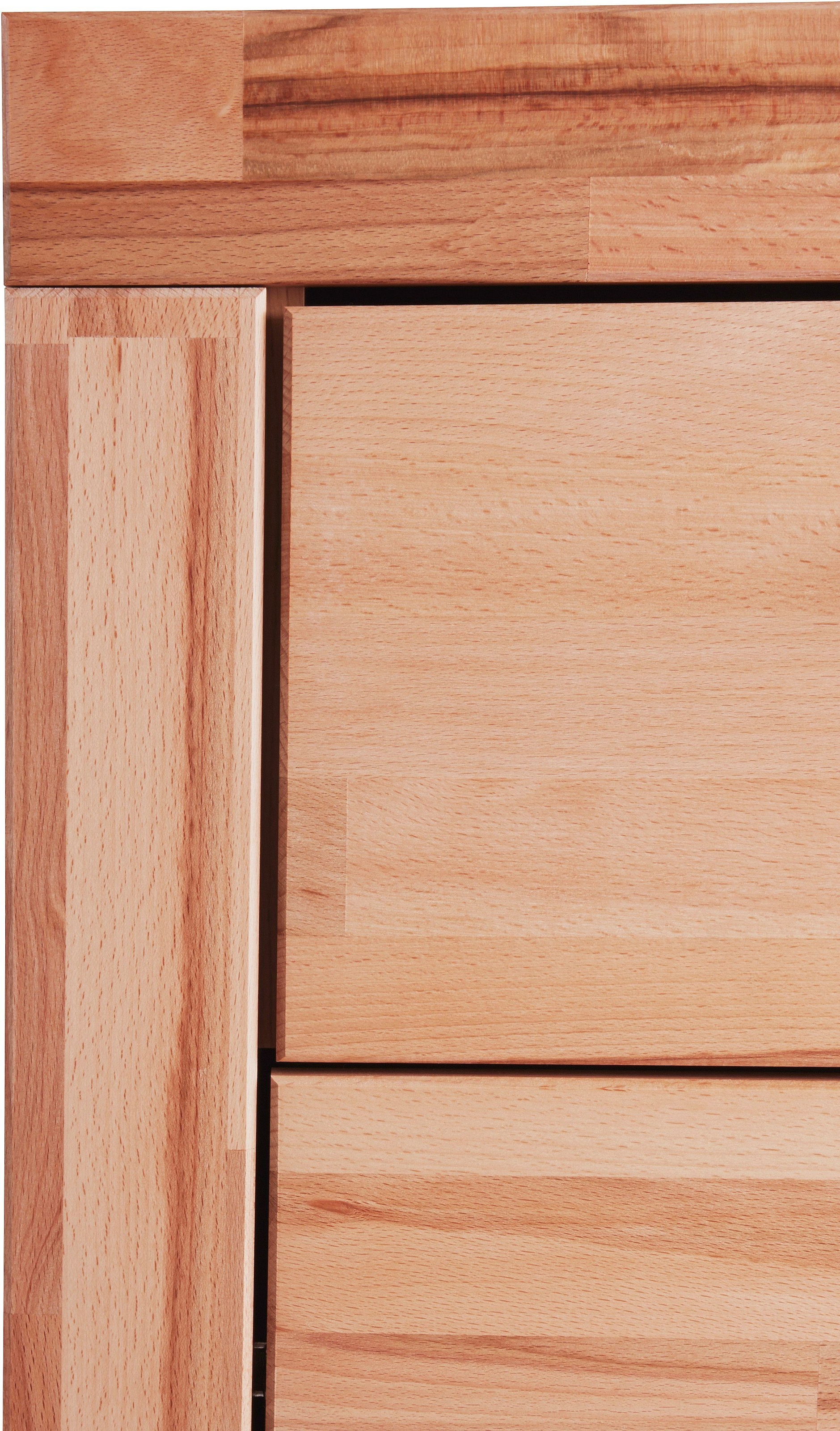 VOGL Möbelfabrik Buffet haut »Toronto« opt. Glastüren, teilmassiv, Rahmenoptik, Made in Germany