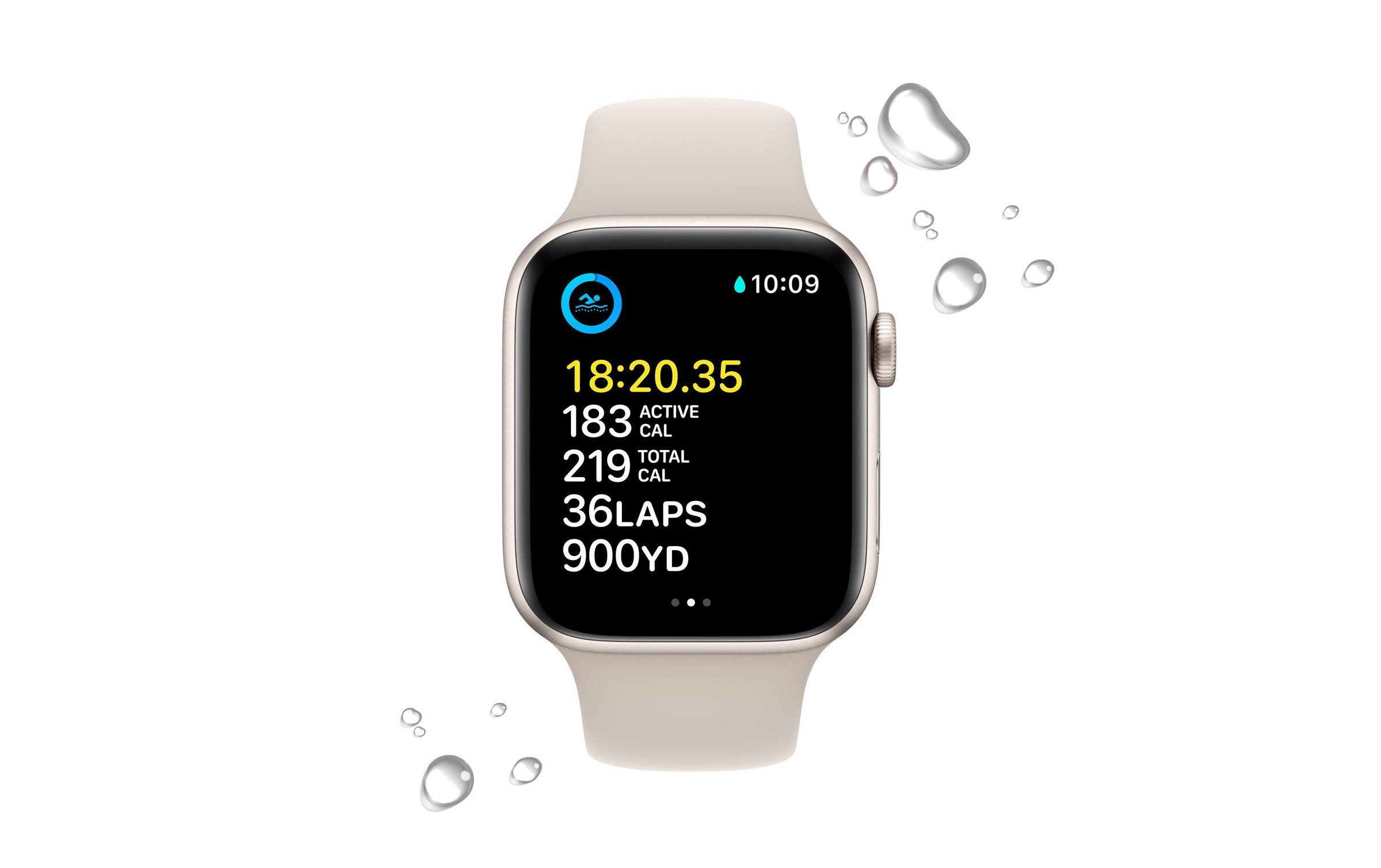 Apple Smartwatch »SE 2022, Aluminium-Gehäuse«, (Watch OS)