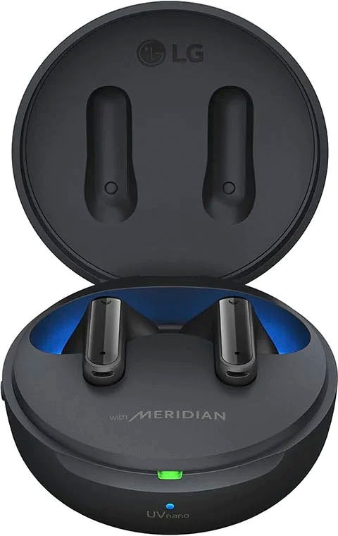LG In-Ear-Kopfhörer »TONE Free DFP9«, Bluetooth-Wireless, Active Noise Cancelling (ANC)-Sprachsteuerung-UV-Reinigung-LED Ladestandsanzeige-Rauschunterdrückung-Echo Noise Cancellation (ENC)