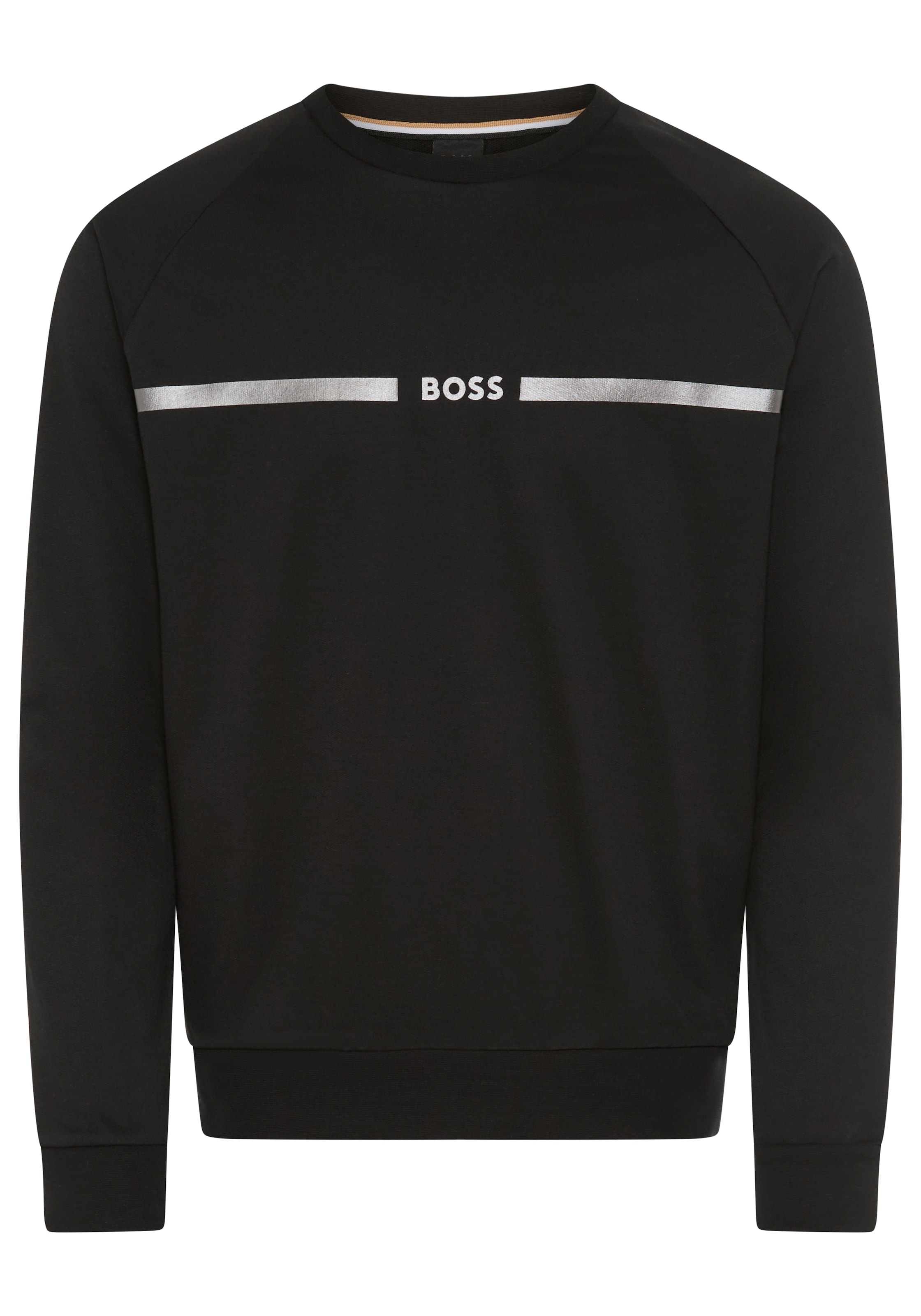 BOSS Sweatshirt »Authentic«, Rundhalsausschnitt, regular fit, Logodruck