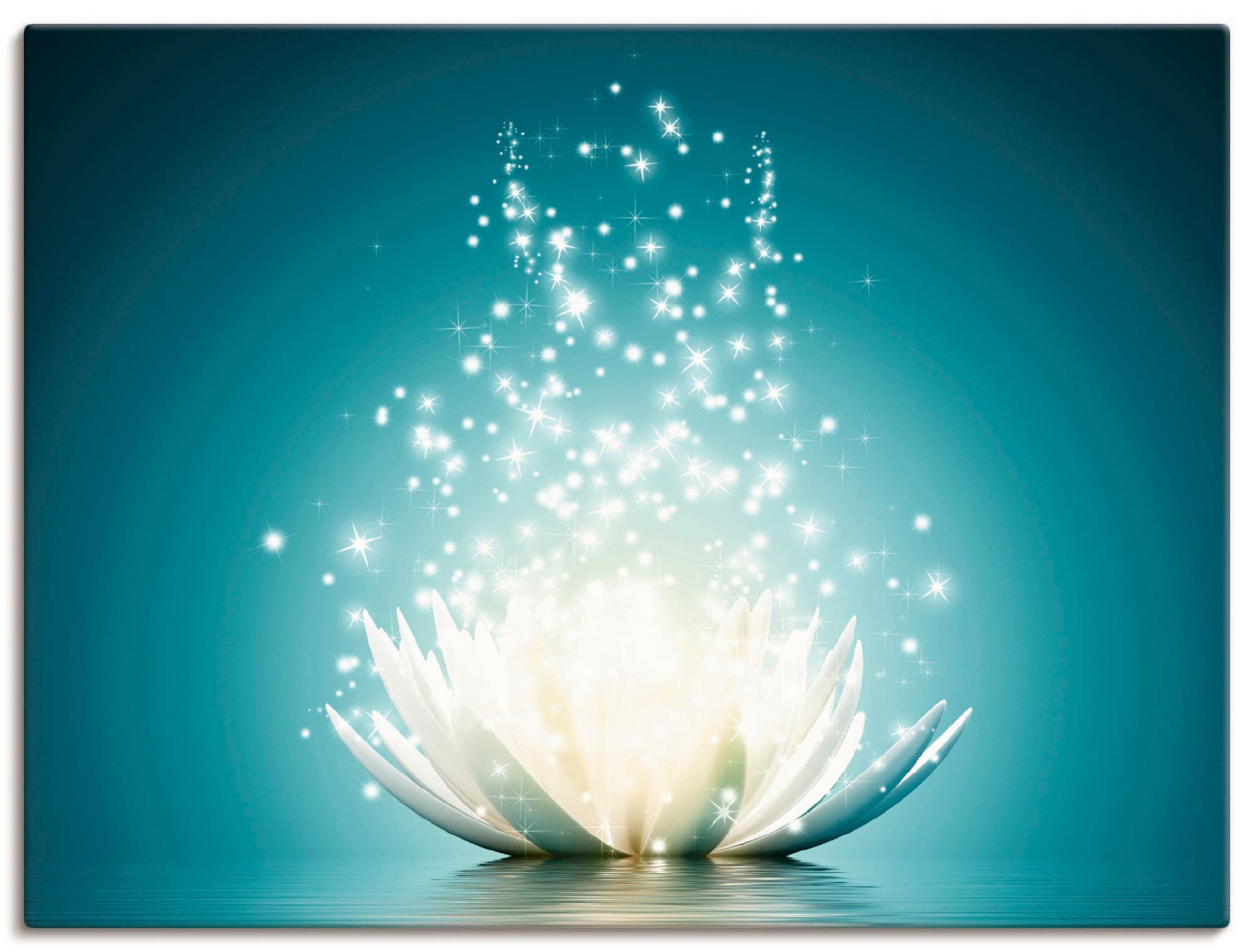 Image of Artland Wandbild "Magie der Lotus-Blume" Blumen 1 Stk. tlg. als Alubild, Leinwandbild, Poster in verschied. Grössen