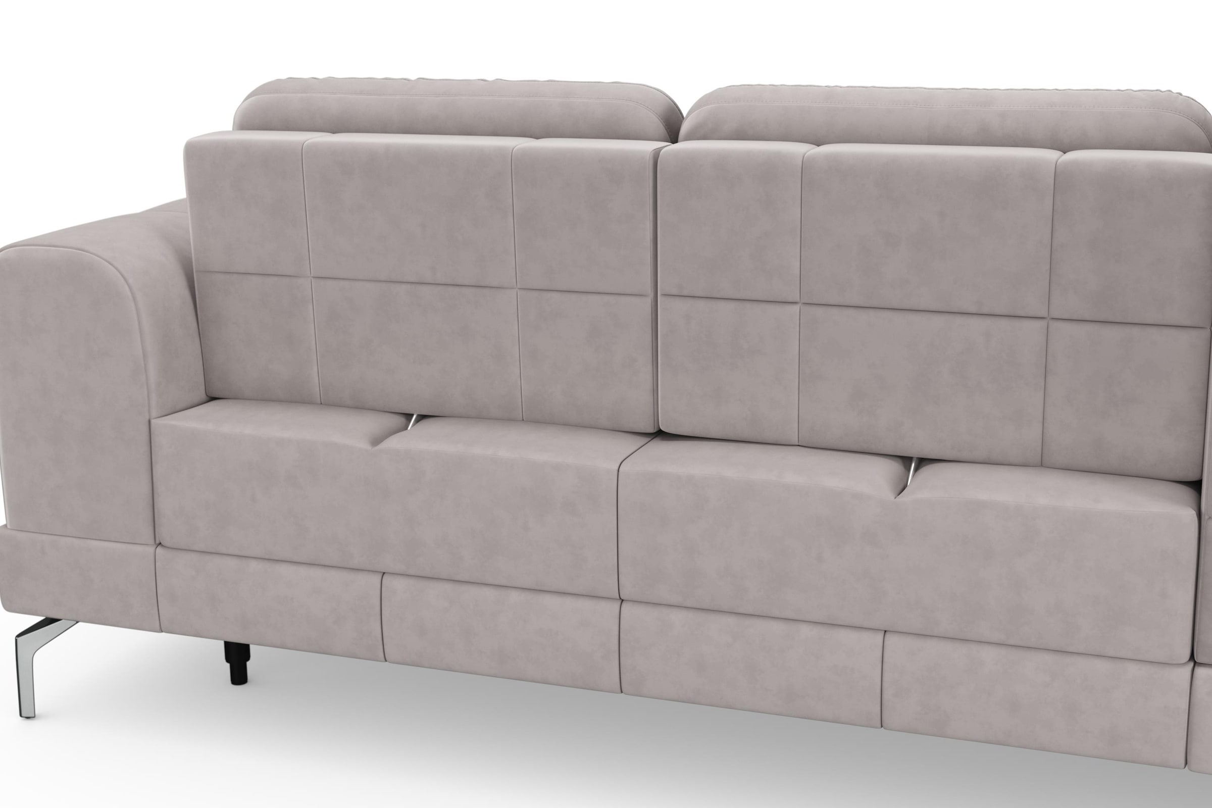 sit&more Ecksofa »Bendigo L-Form«, inklusive Sitztiefenverstellung, Bodenfreiheit 15 cm, 2 Fussfarben