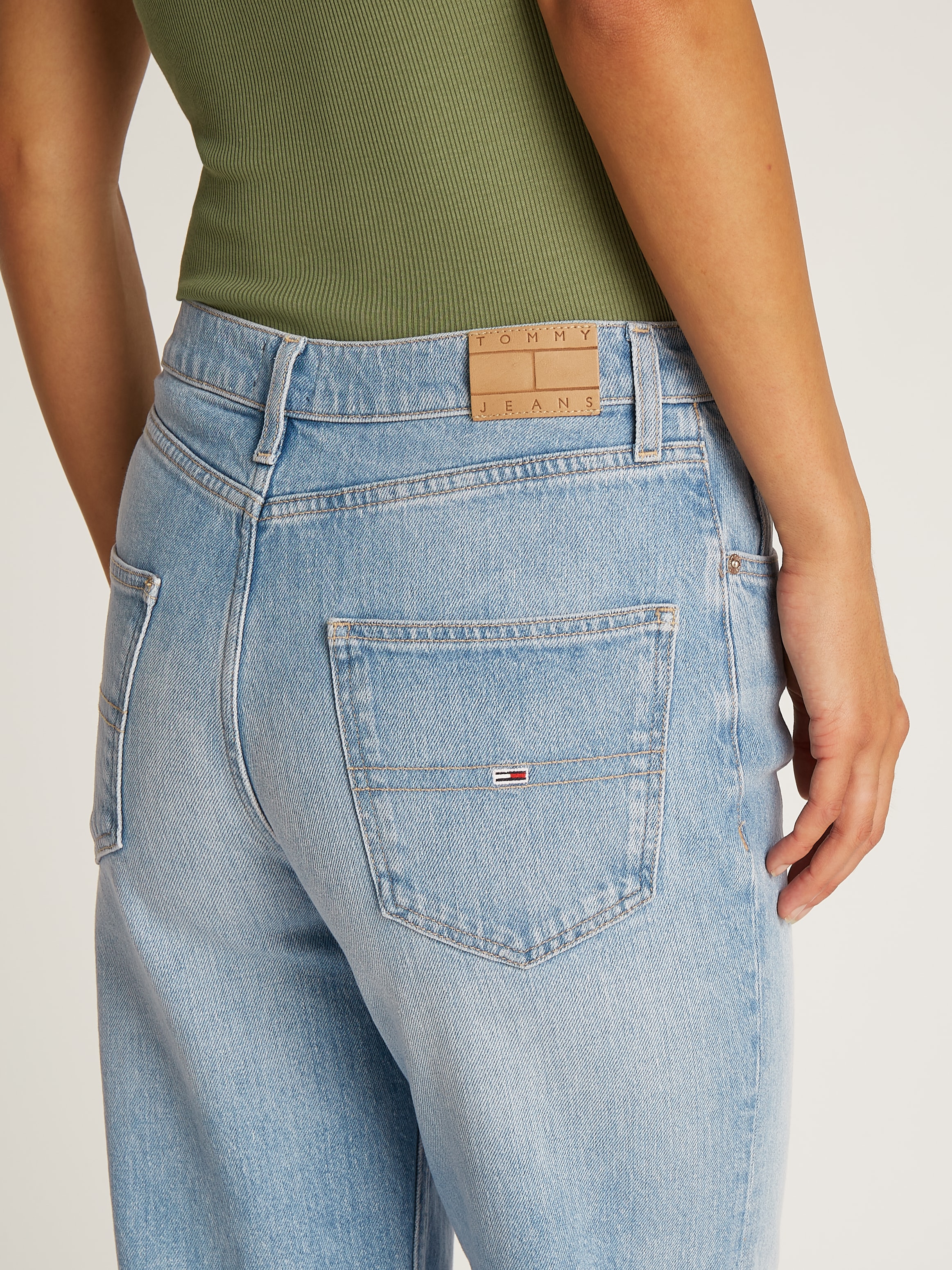 Tommy Jeans Straight-Jeans »Layla High Rise Slim Straight«, in Knöchellänge