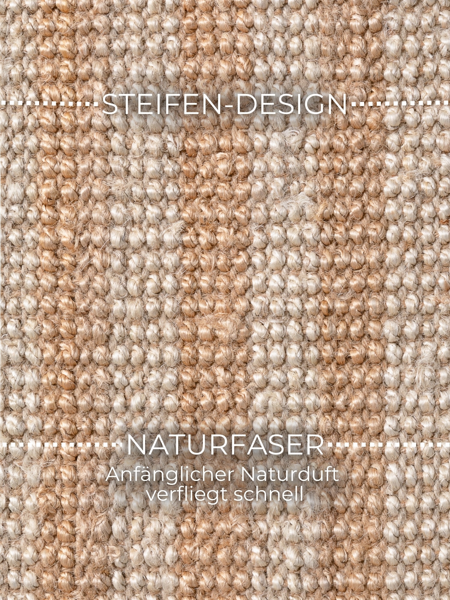 ELLE DECORATION Tapis »Juteteppich Amber« Rectangulaire 10 mm Höhe Jute, Natur, Wohnzimmer, Esszimmer, Schlafzimmer, Flur, Modern, Boho