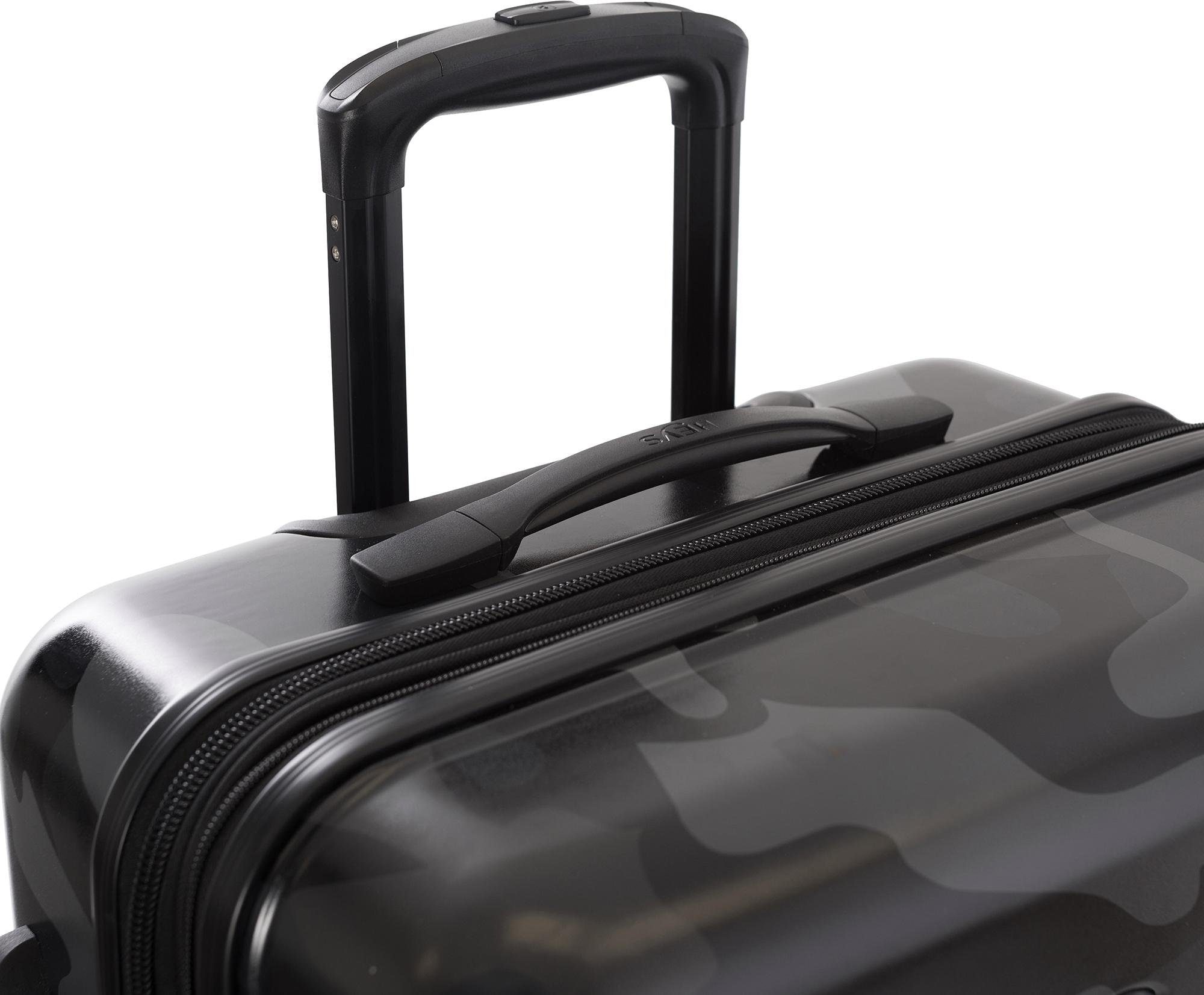 Heys Hartschalen-Trolley »Black Camo, 66 cm«, 4 Rollen, Heys x Joachim Llambi Hartschalen-Koffer Volumenerweiterung