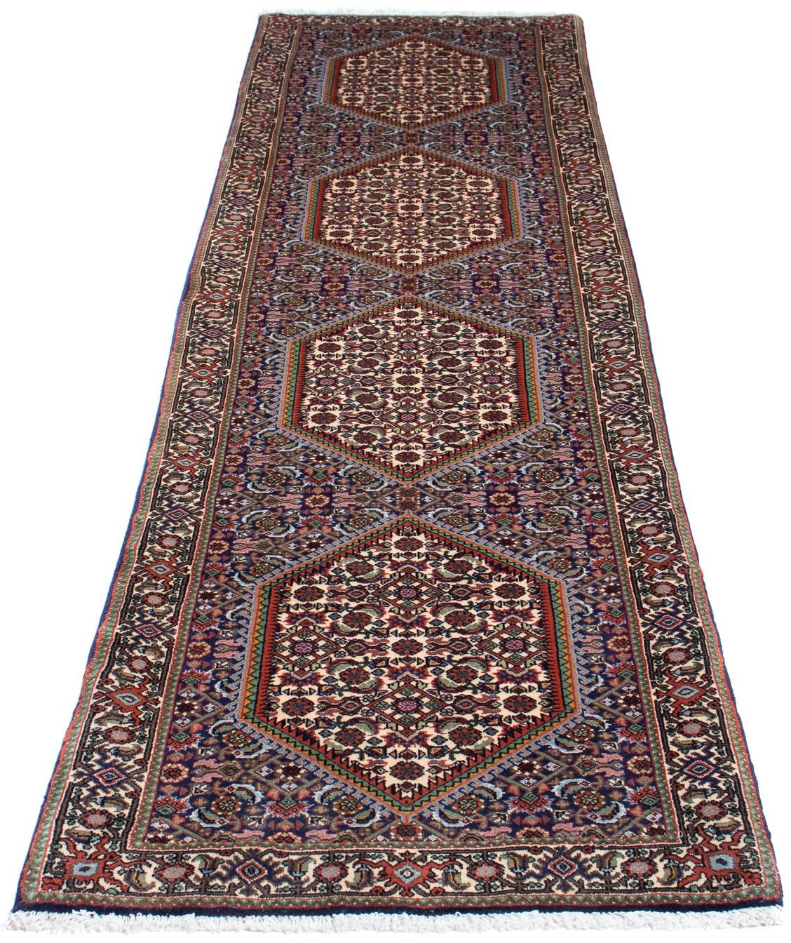 Image of morgenland Hochflor-Läufer »Bidjar Medaillon 248 x 74 cm«, rechteckig, 1,5 mm Höhe, Unikat mit Zertifikat bei Ackermann Versand Schweiz