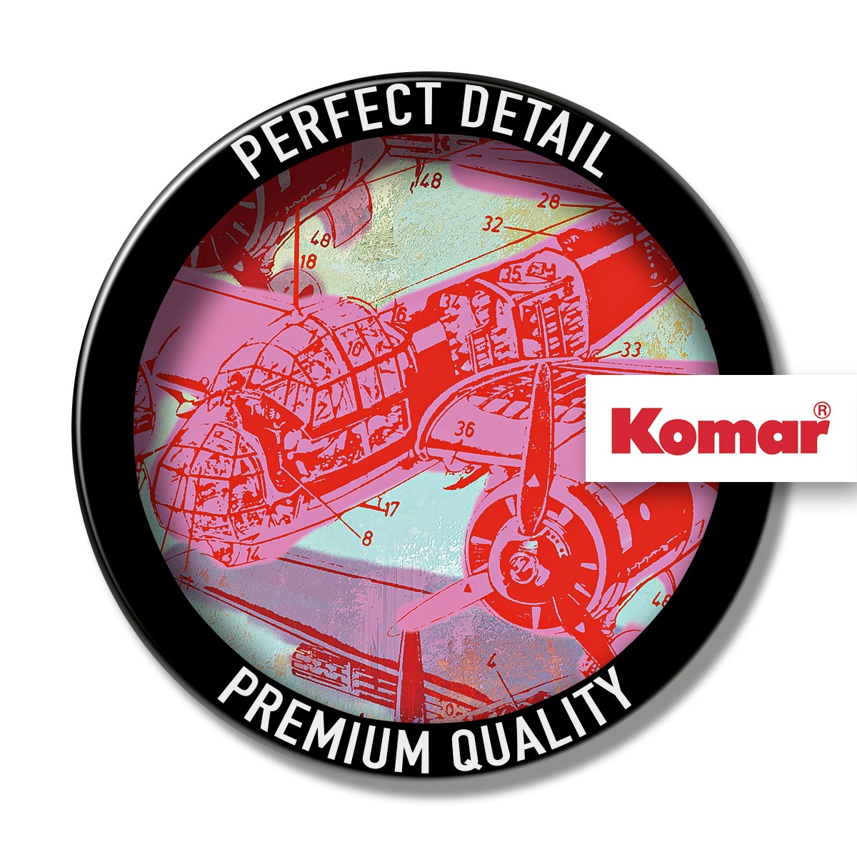 Komar Tableau sur toile »Save Lives - Grösse 60 x 90 cm« 1 cuis tlg. Keilrahmenbild mi Echtholzrahmen