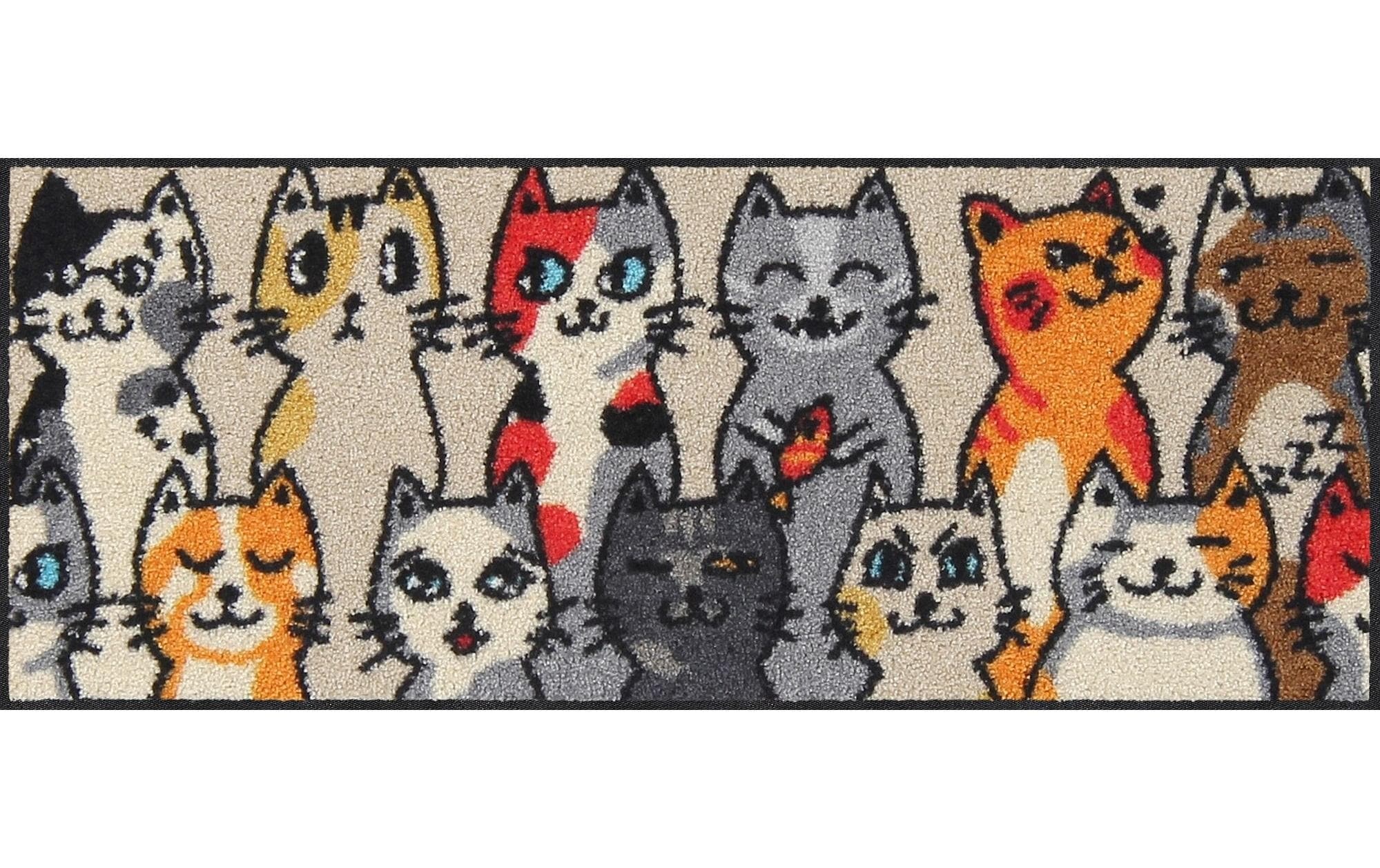Image of Fussmatte "Salonlöwe Kitty People"