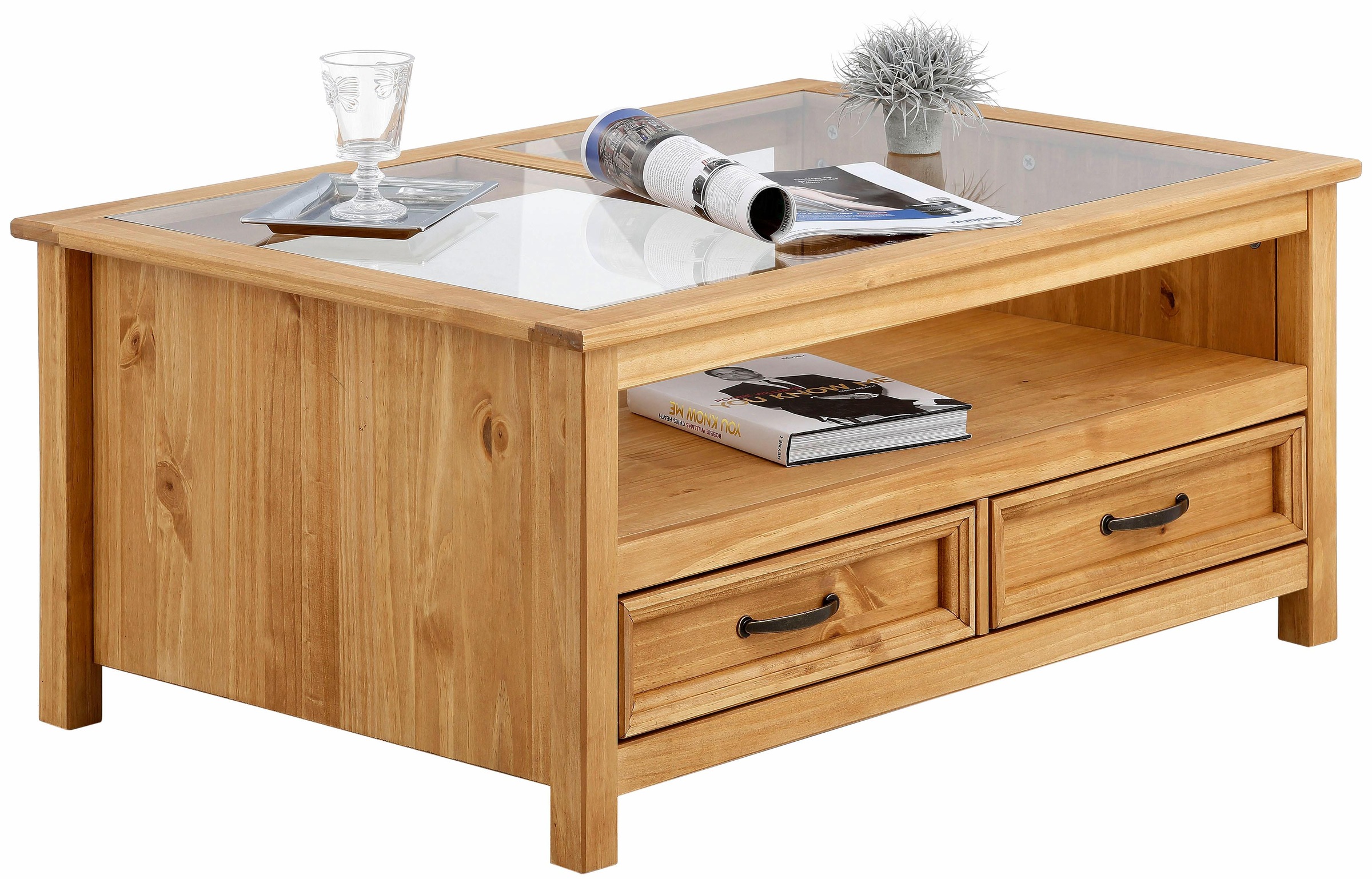 Image of GOODproduct Couchtisch "Selma" mit schöner Holzstruktur